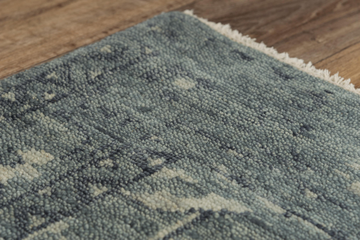 Belmont BMT990 Blue Hand Knotted Rug - Rizzy