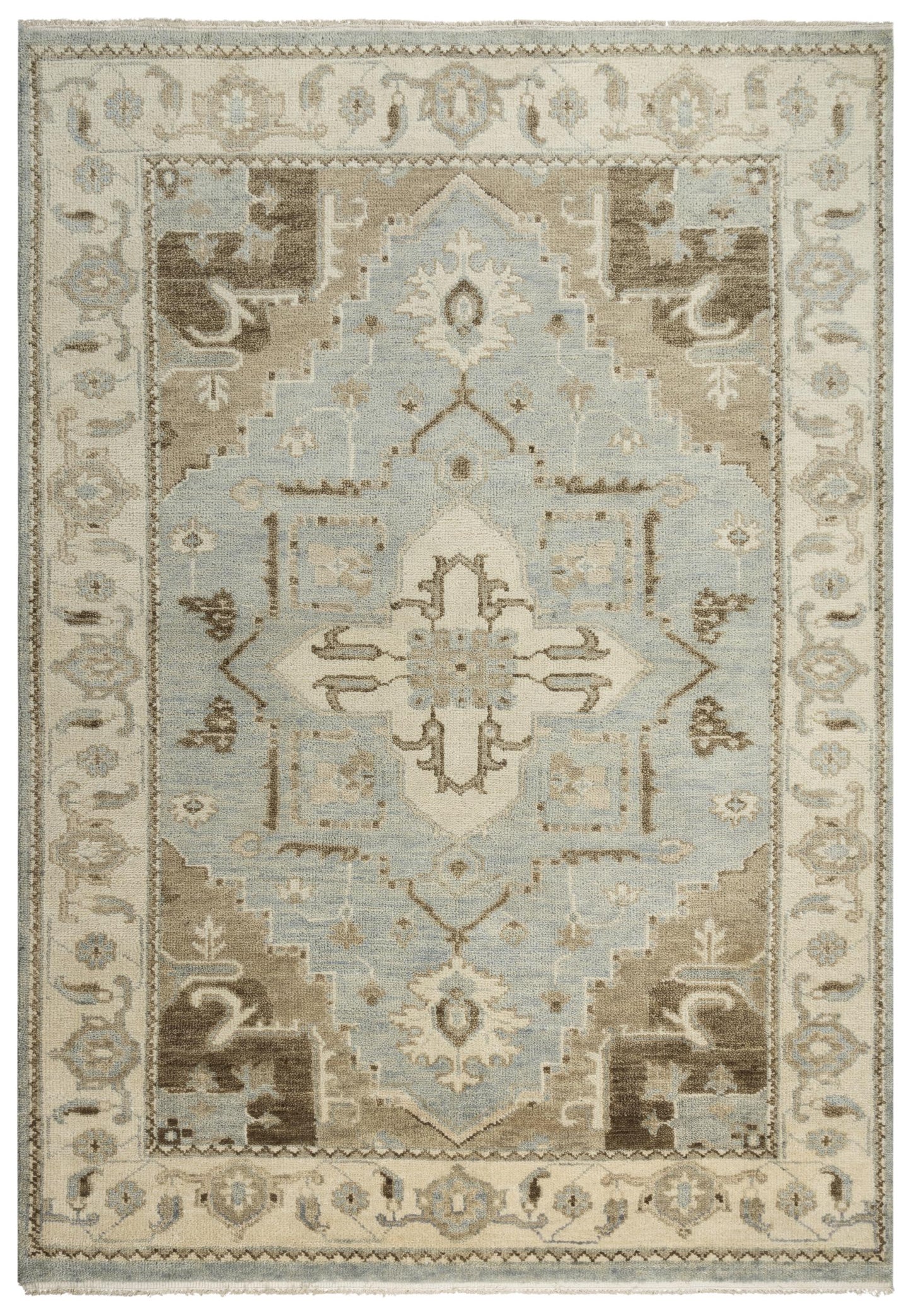 Belmont BMT993 Gray Hand Knotted Rug - Rizzy