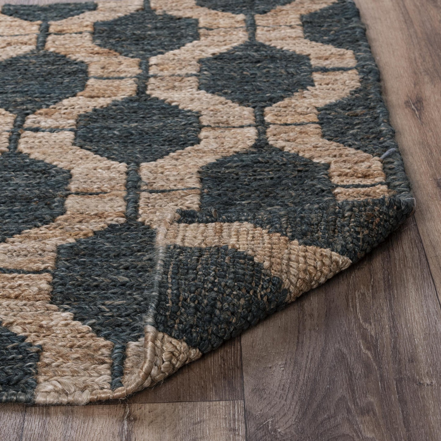 Bengal BNL940 Charcoal Hand-Woven Rug - Rizzy