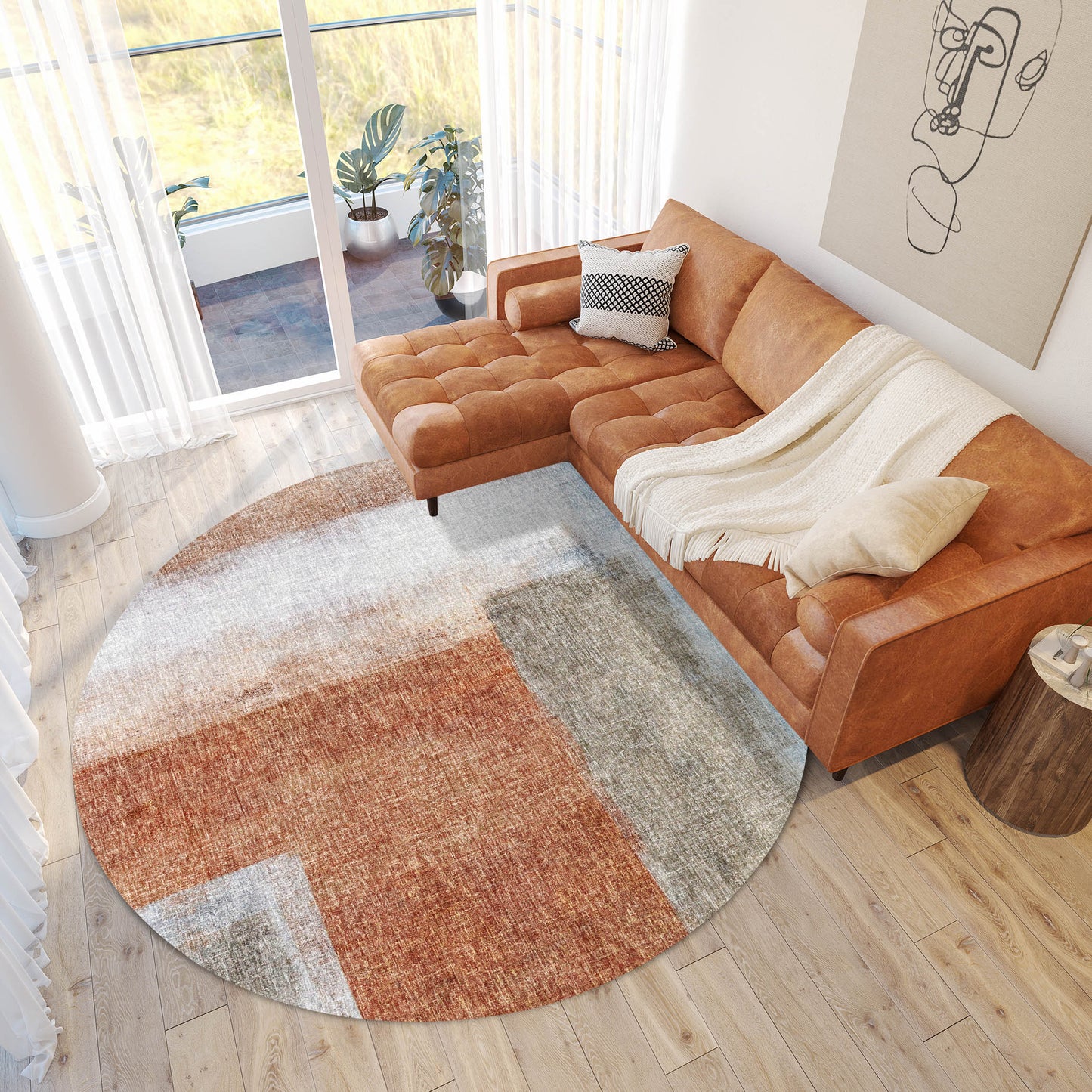 Machine Made Boca BO1 Salmon - Dalyn Rugs