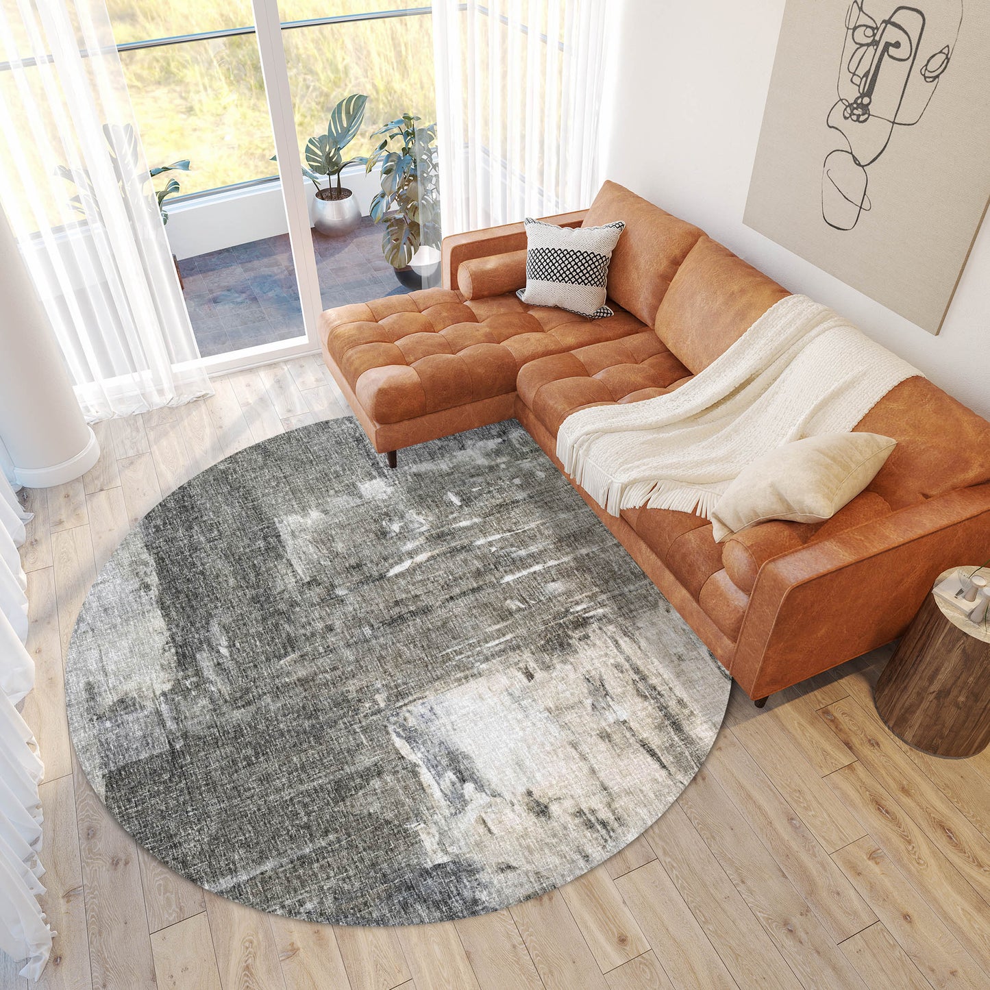 Machine Made Boca BO2 Gray - Dalyn Rugs