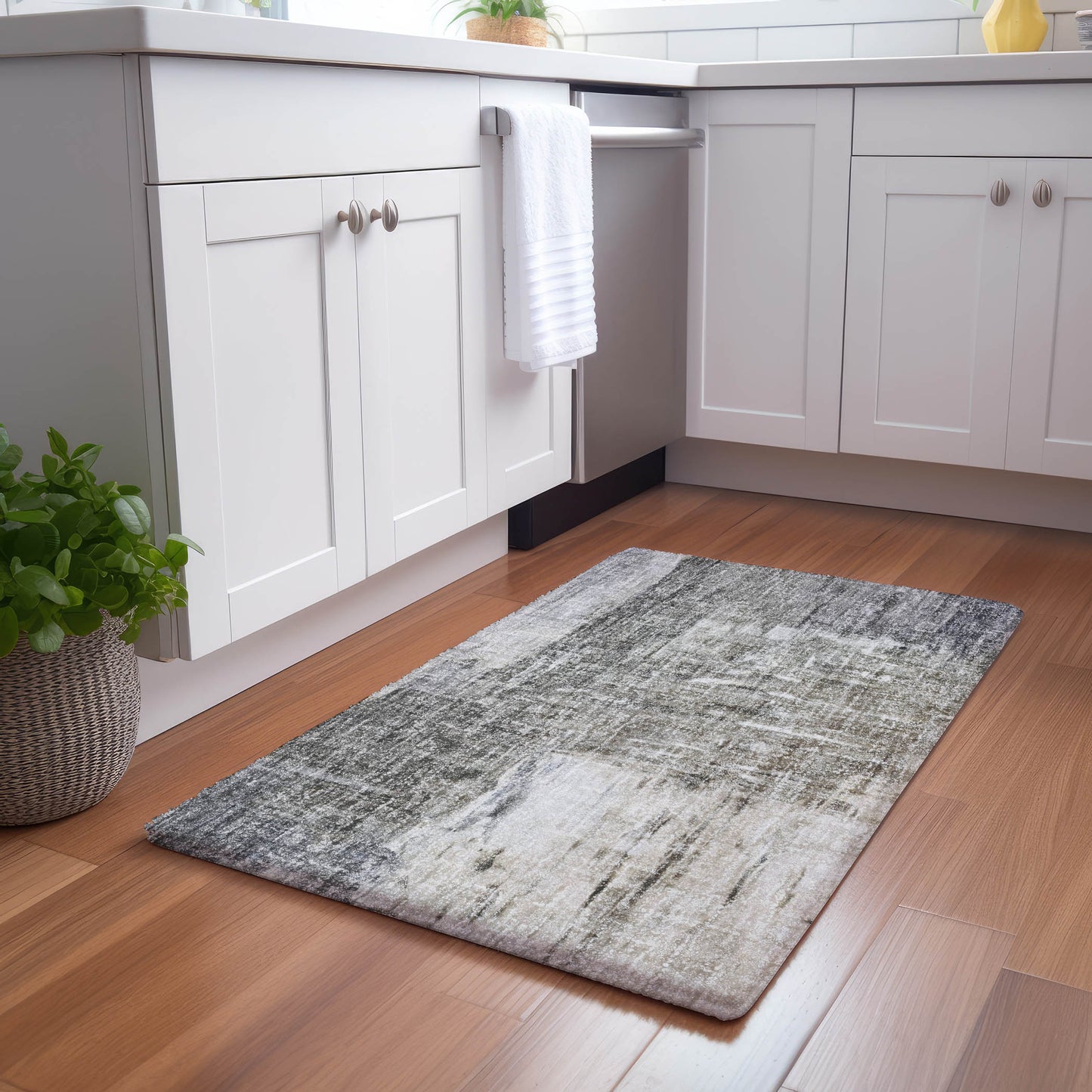 Machine Made Boca BO2 Gray - Dalyn Rugs