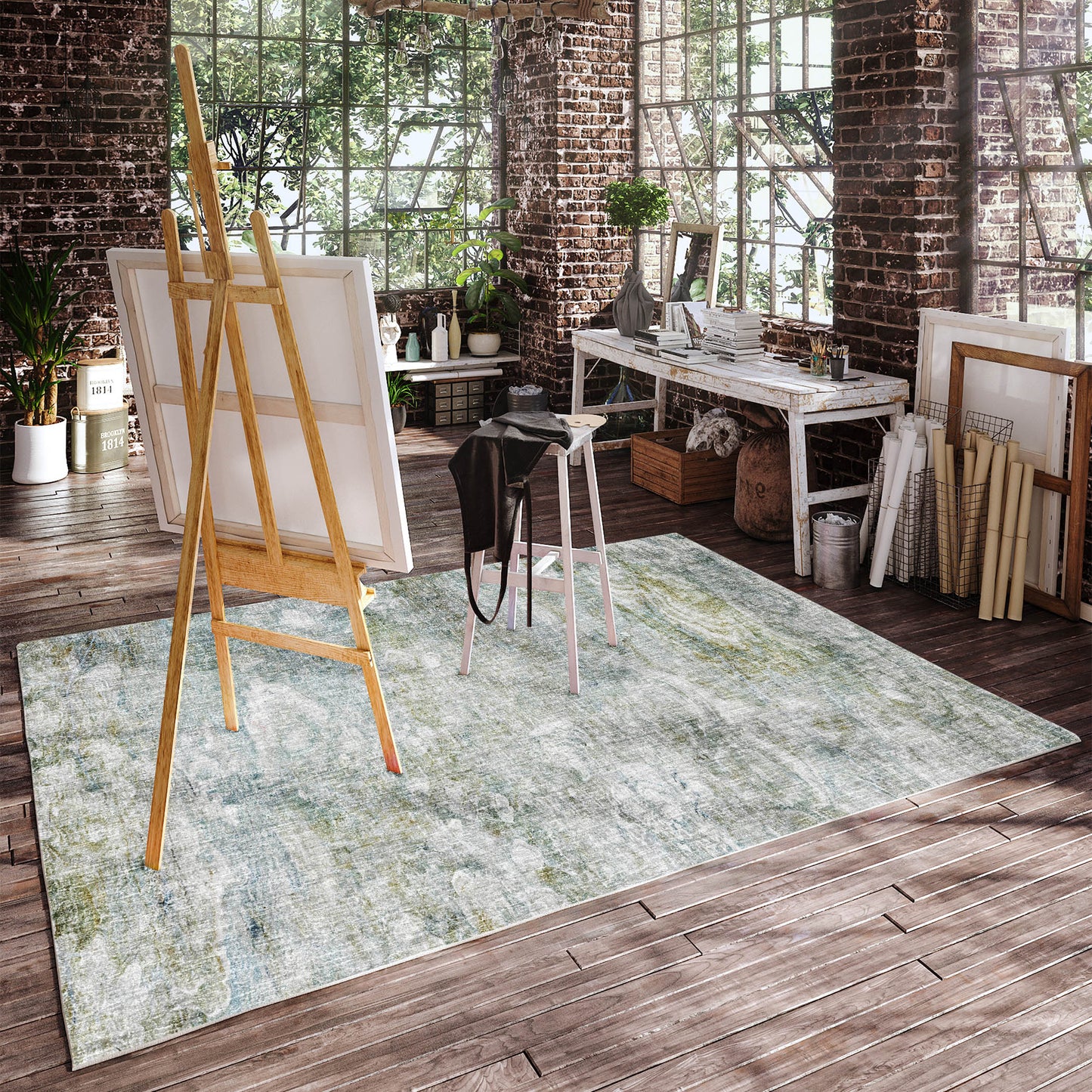 Machine Made Boca BO3 Seafoam - Dalyn Rugs