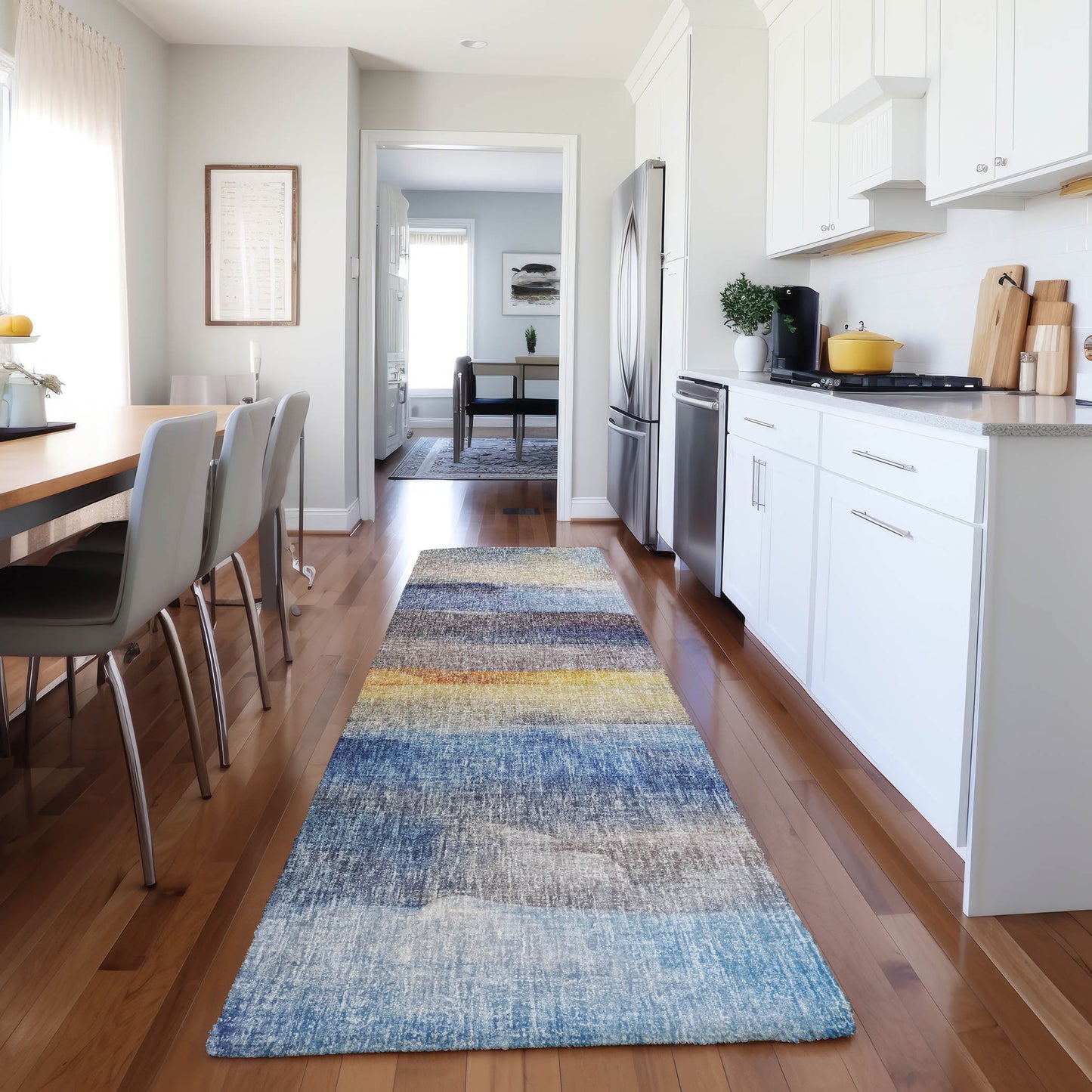 Machine Made Boca BO4 Blue - Dalyn Rugs