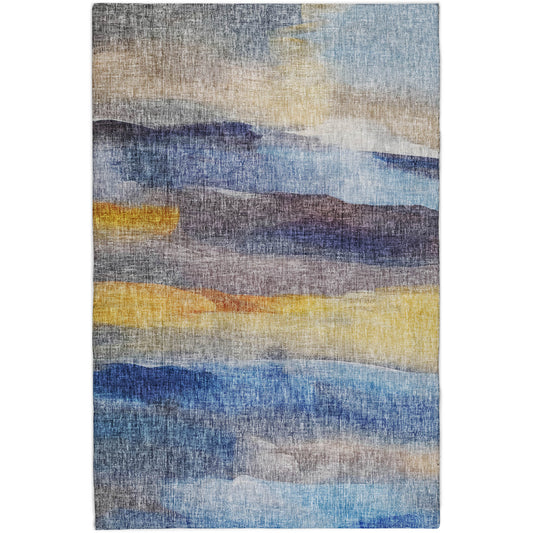 Machine Made Boca BO4 Blue - Dalyn Rugs