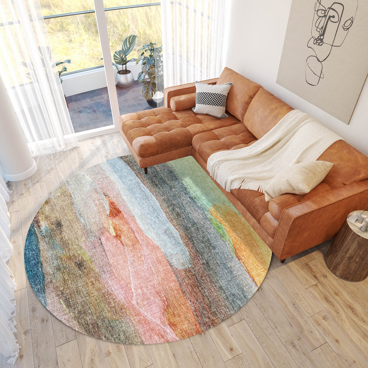 Machine Made Boca BO5 Salmon - Dalyn Rugs