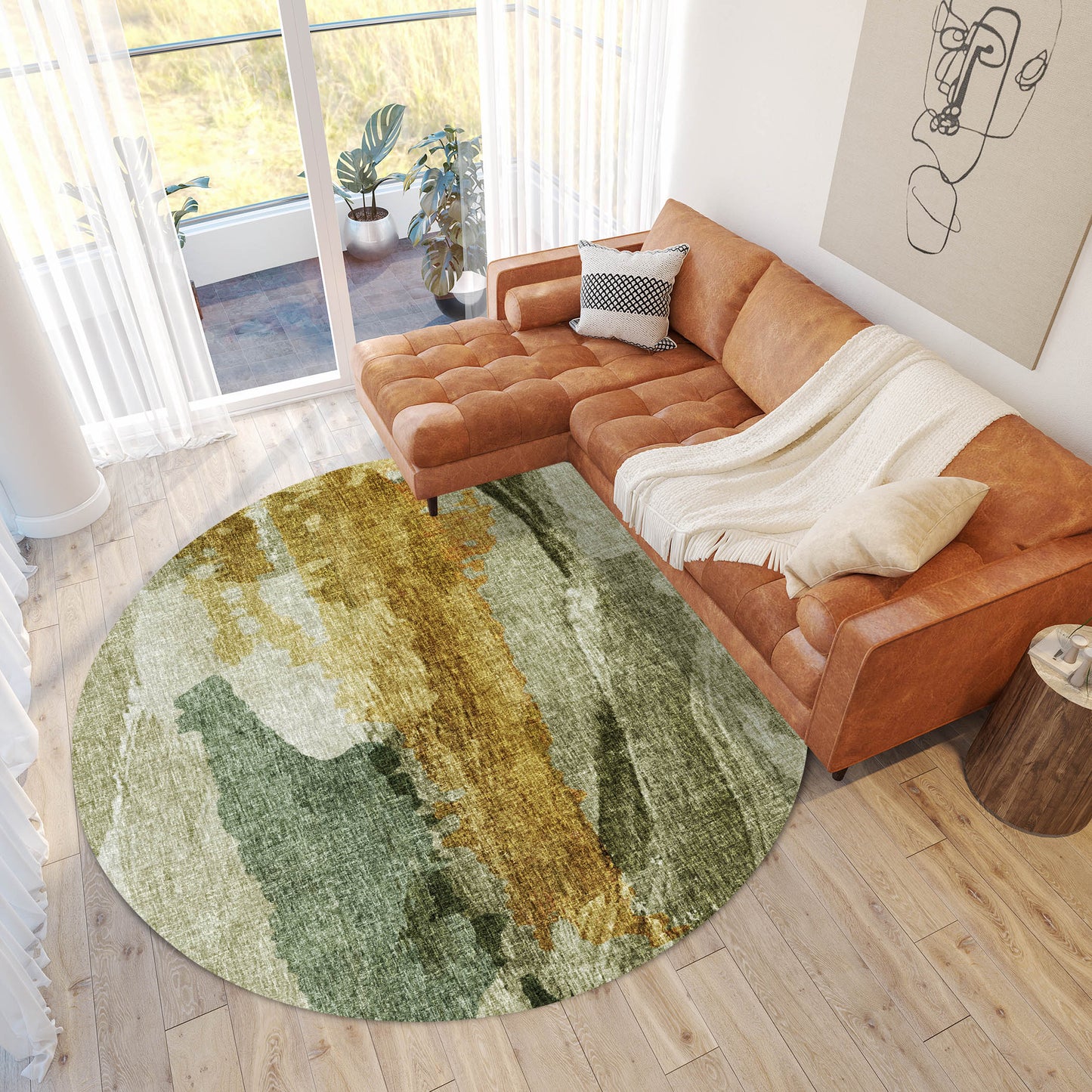 Machine Made Boca BO6 Aloe - Dalyn Rugs