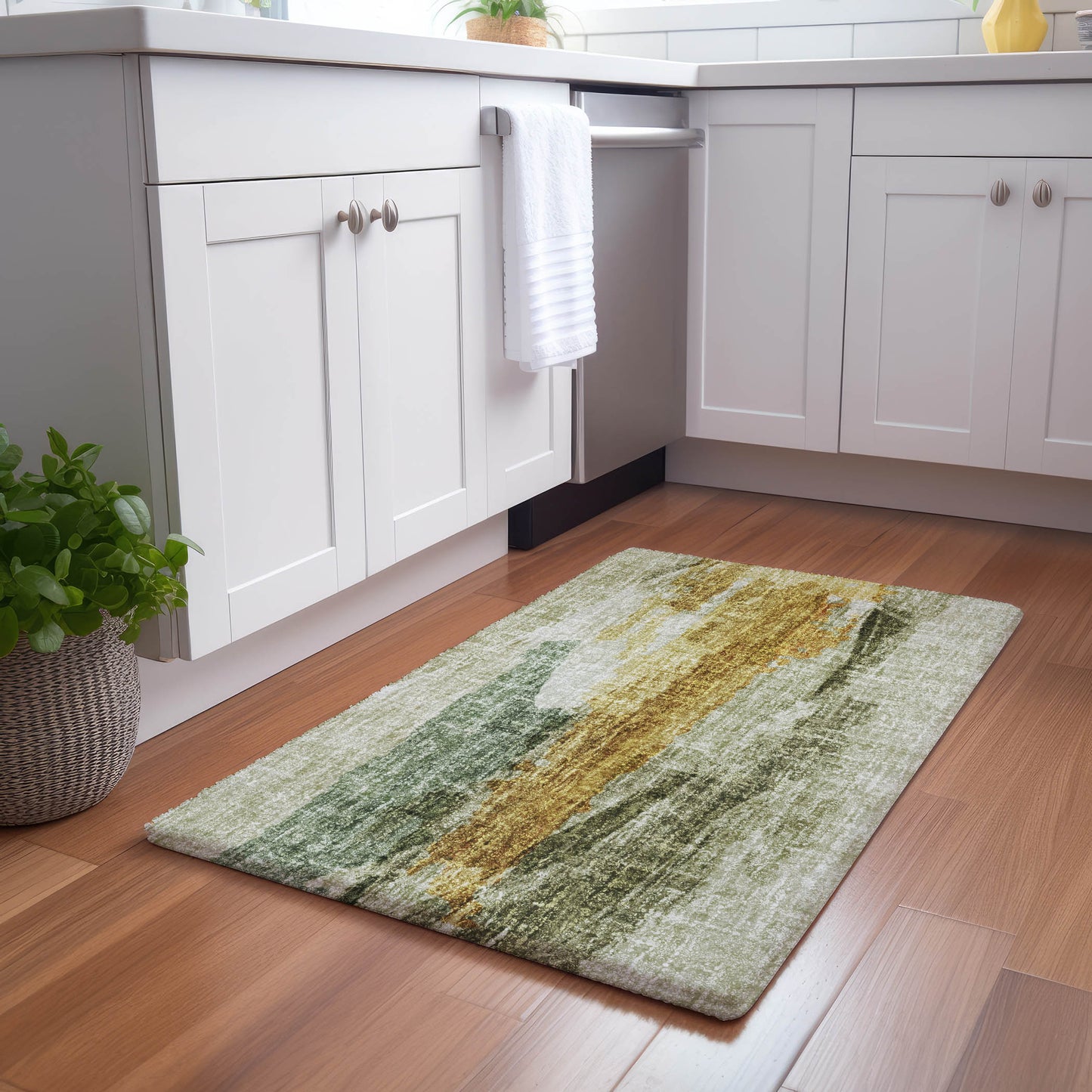 Machine Made Boca BO6 Aloe - Dalyn Rugs