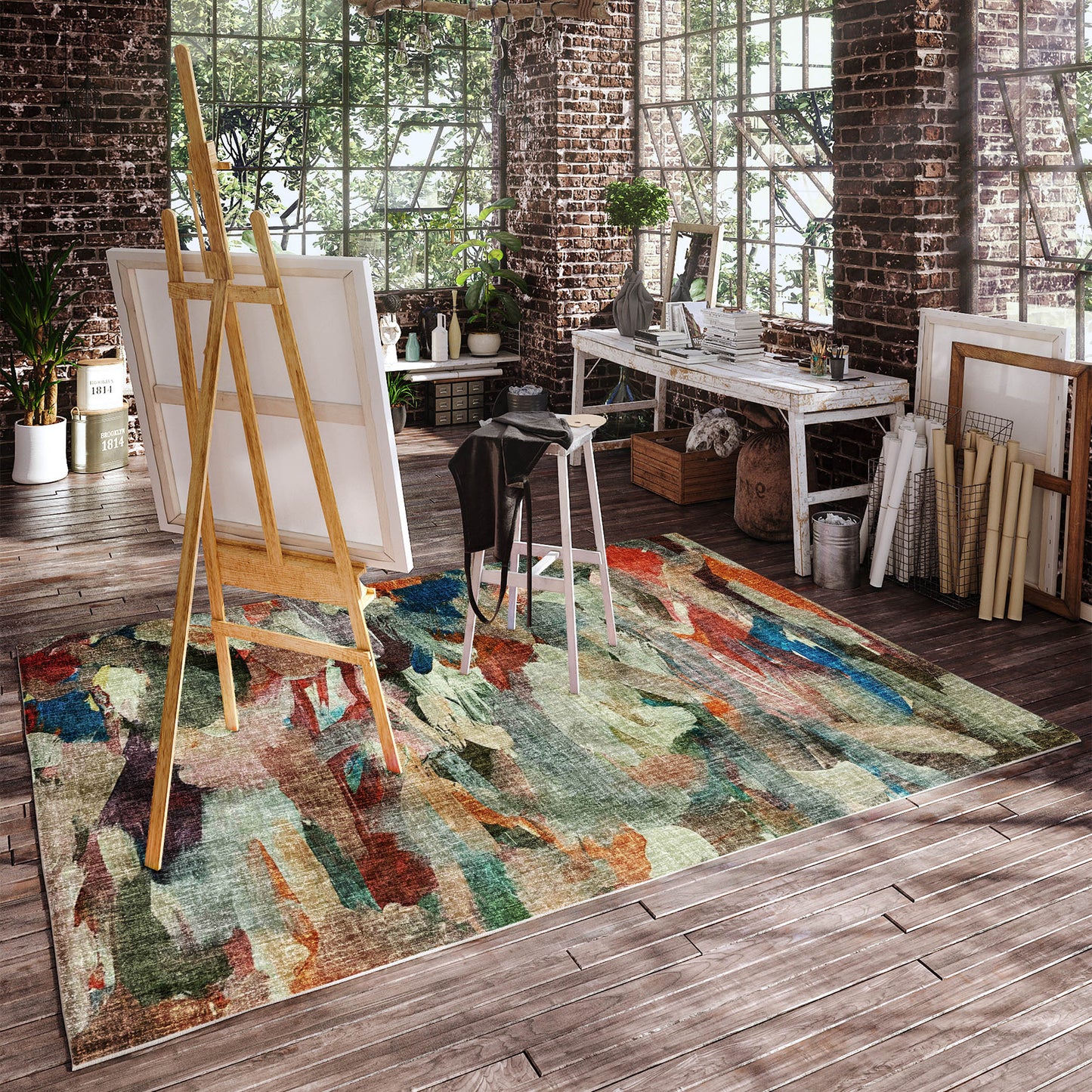 Machine Made Boca BO8 Paprika - Dalyn Rugs