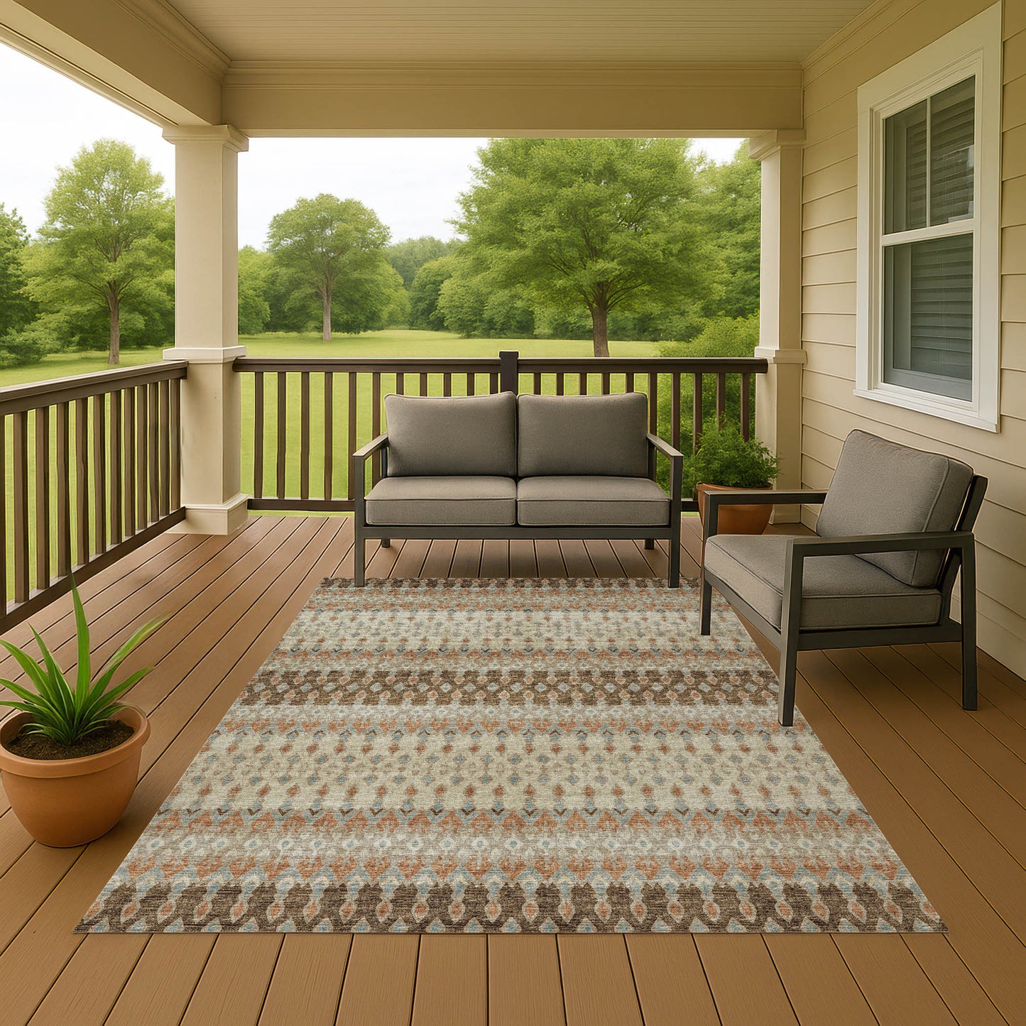 Machine Made Brisbane BR1 Mocha - Dalyn Rugs