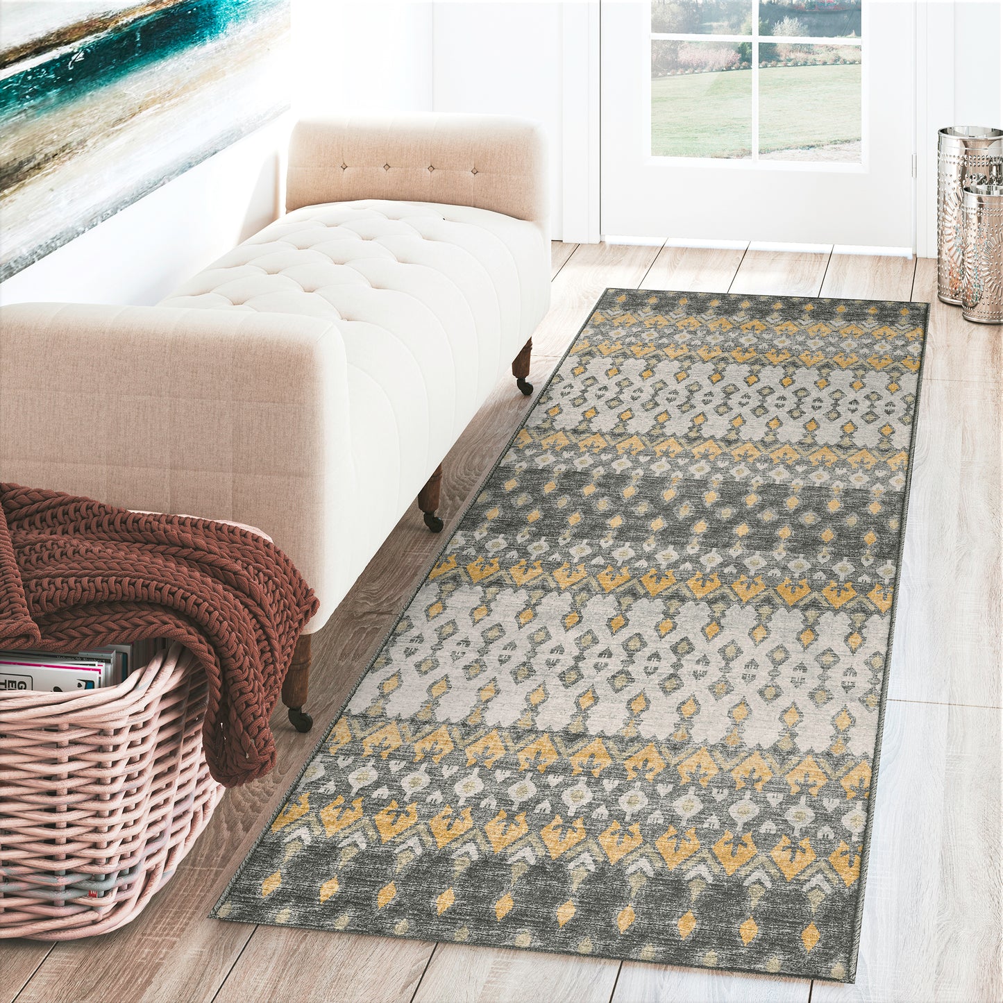 Machine Made Brisbane BR1 Pewter - Dalyn Rugs