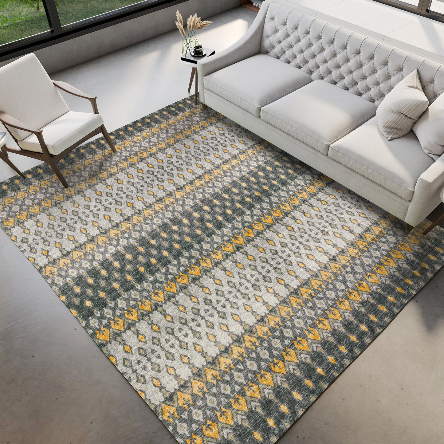 Machine Made Brisbane BR1 Pewter - Dalyn Rugs