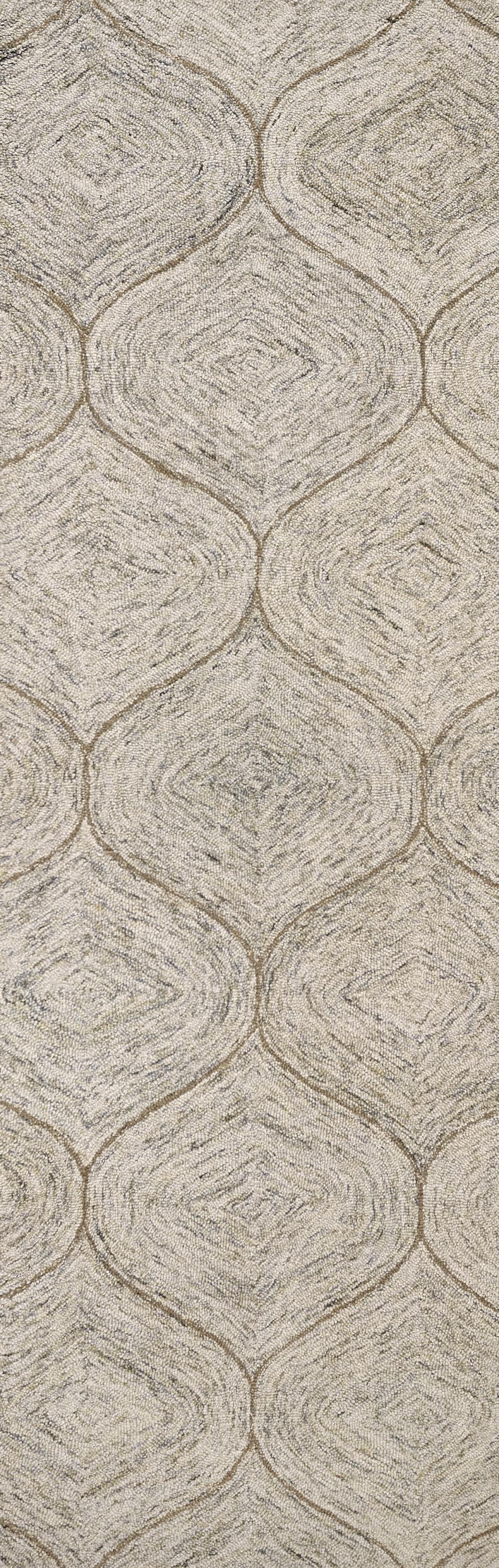 Brindleton BR361A Brown/Ivory Hand Tufted Rug - Rizzy