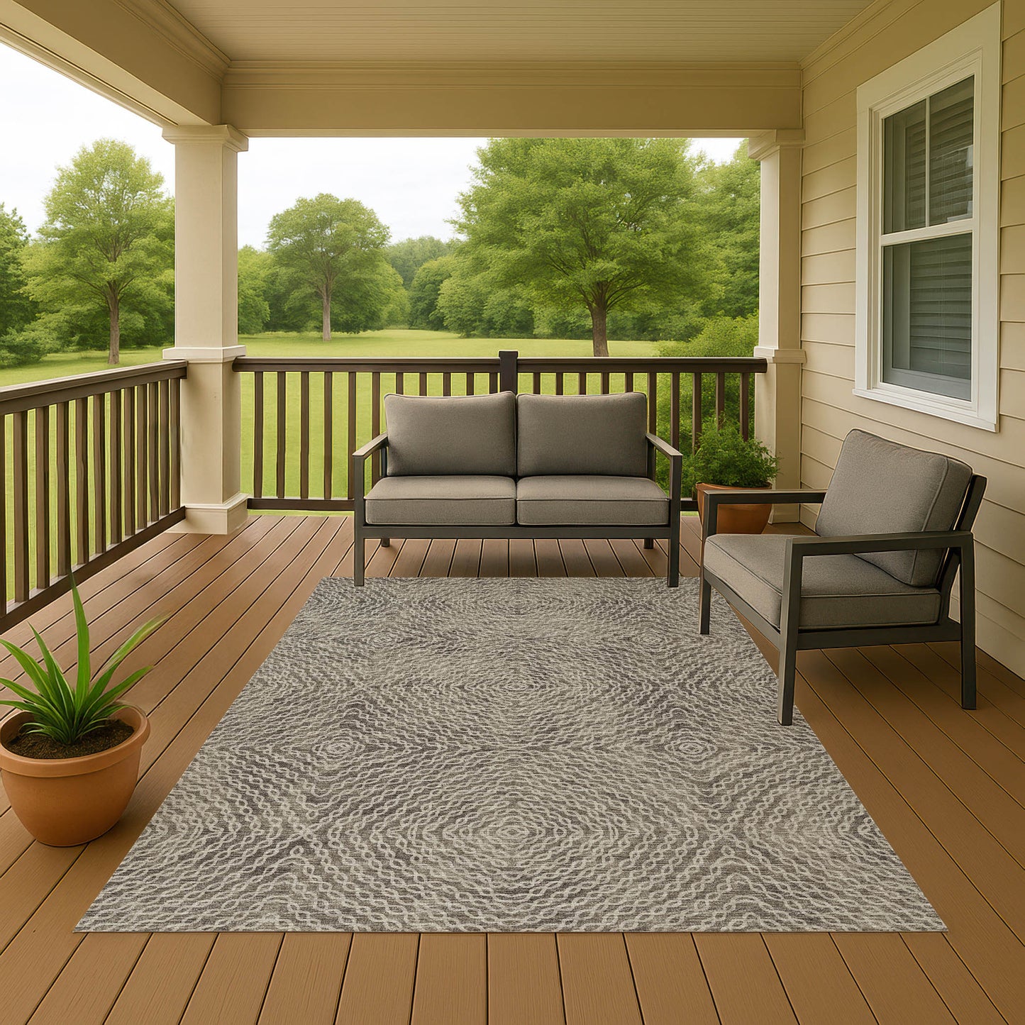 Machine Made Brisbane BR3 Mink - Dalyn Rugs