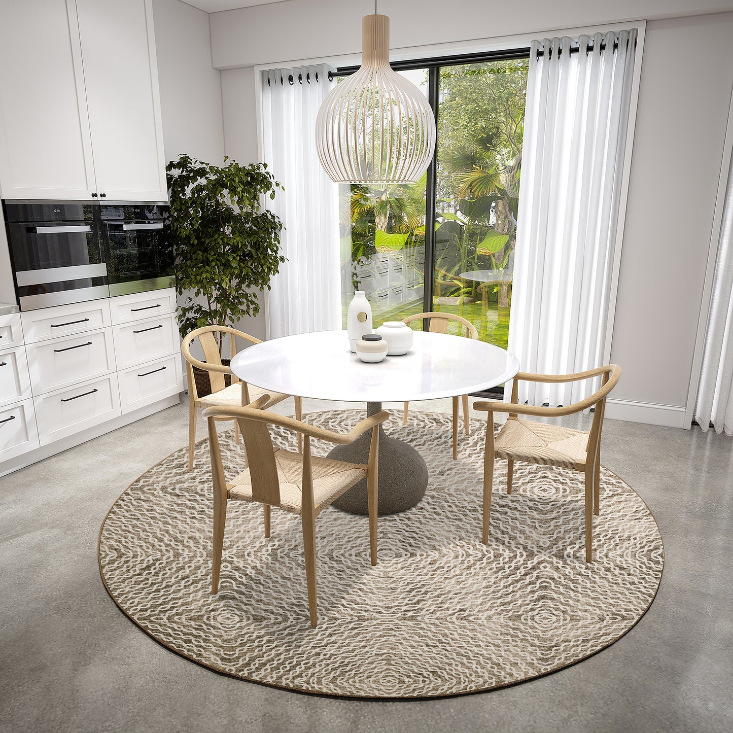 Machine Made Brisbane BR3 Mink - Dalyn Rugs