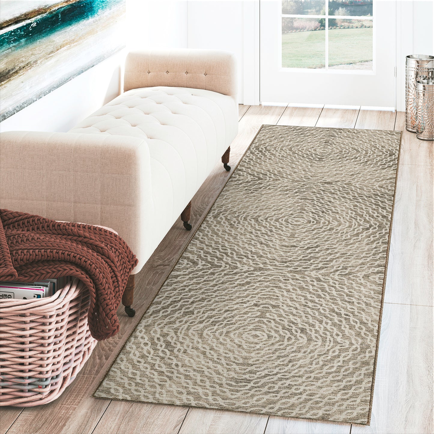 Machine Made Brisbane BR3 Mink - Dalyn Rugs