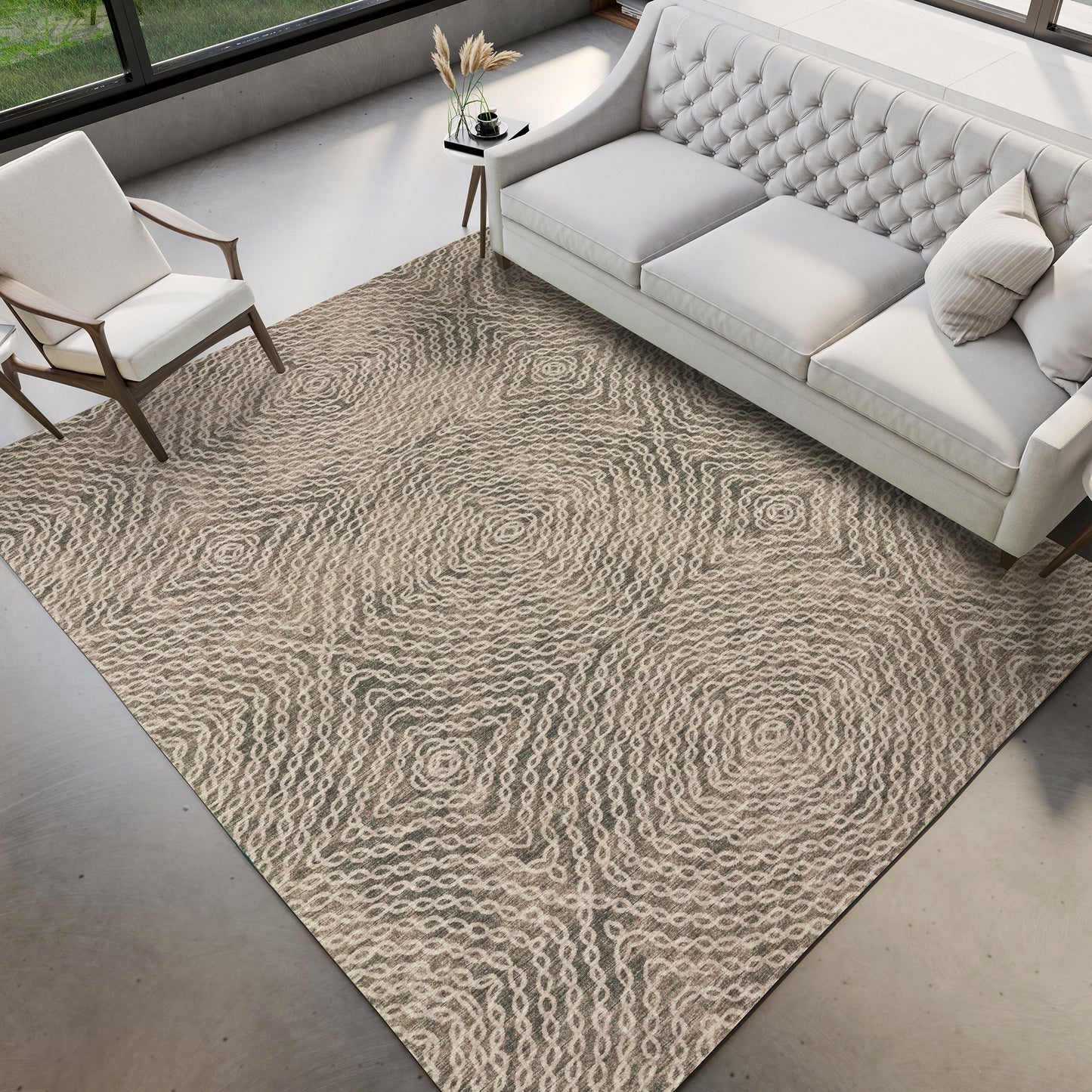 Machine Made Brisbane BR3 Mink - Dalyn Rugs