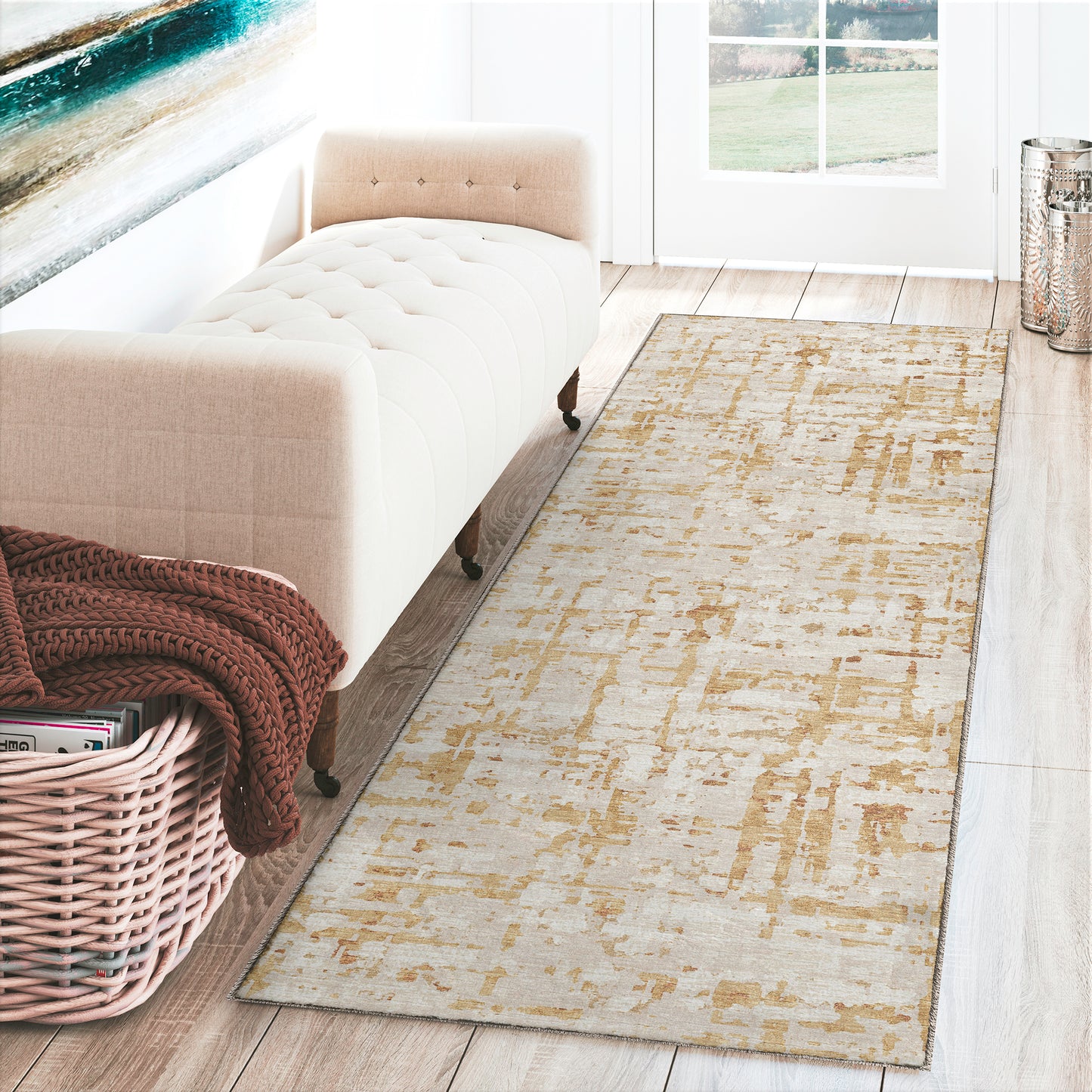 Machine Made Brisbane BR5 Khaki - Dalyn Rugs
