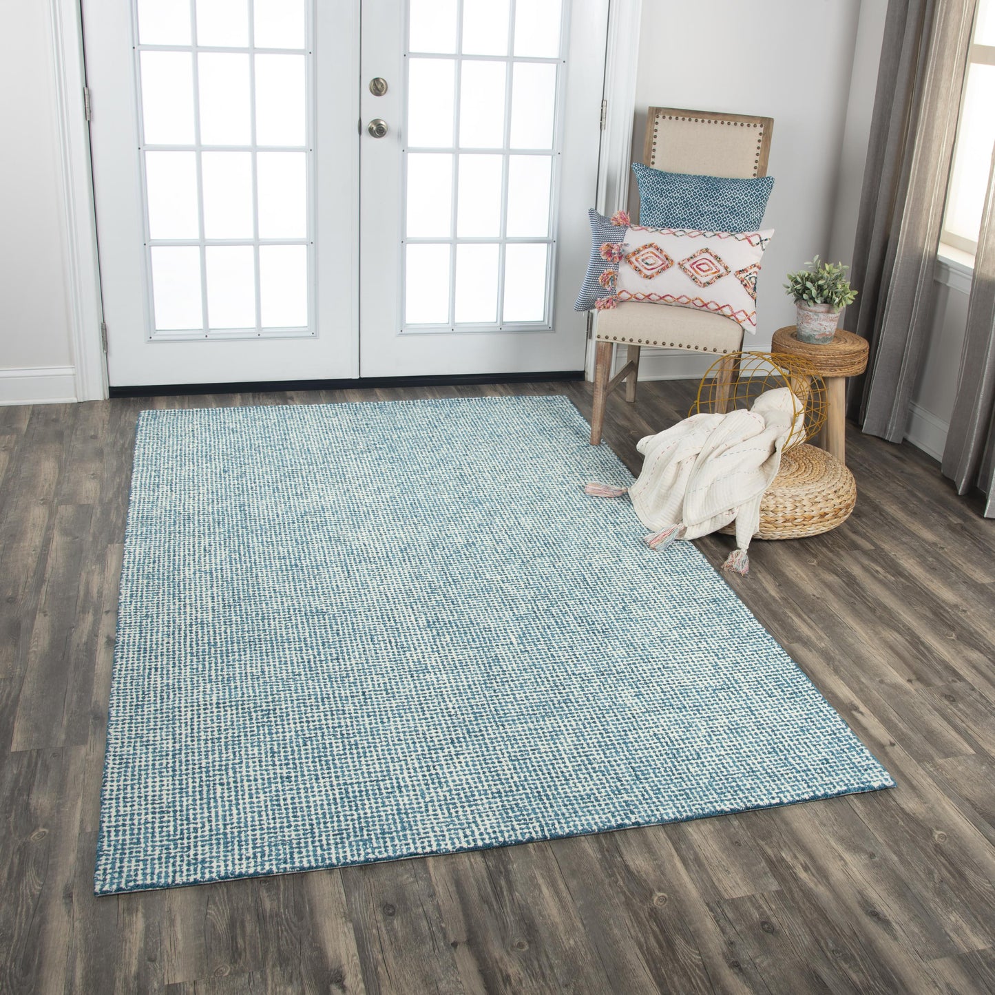 Brindleton BR697B Teal  Hand-Tufted Rug - Rizzy