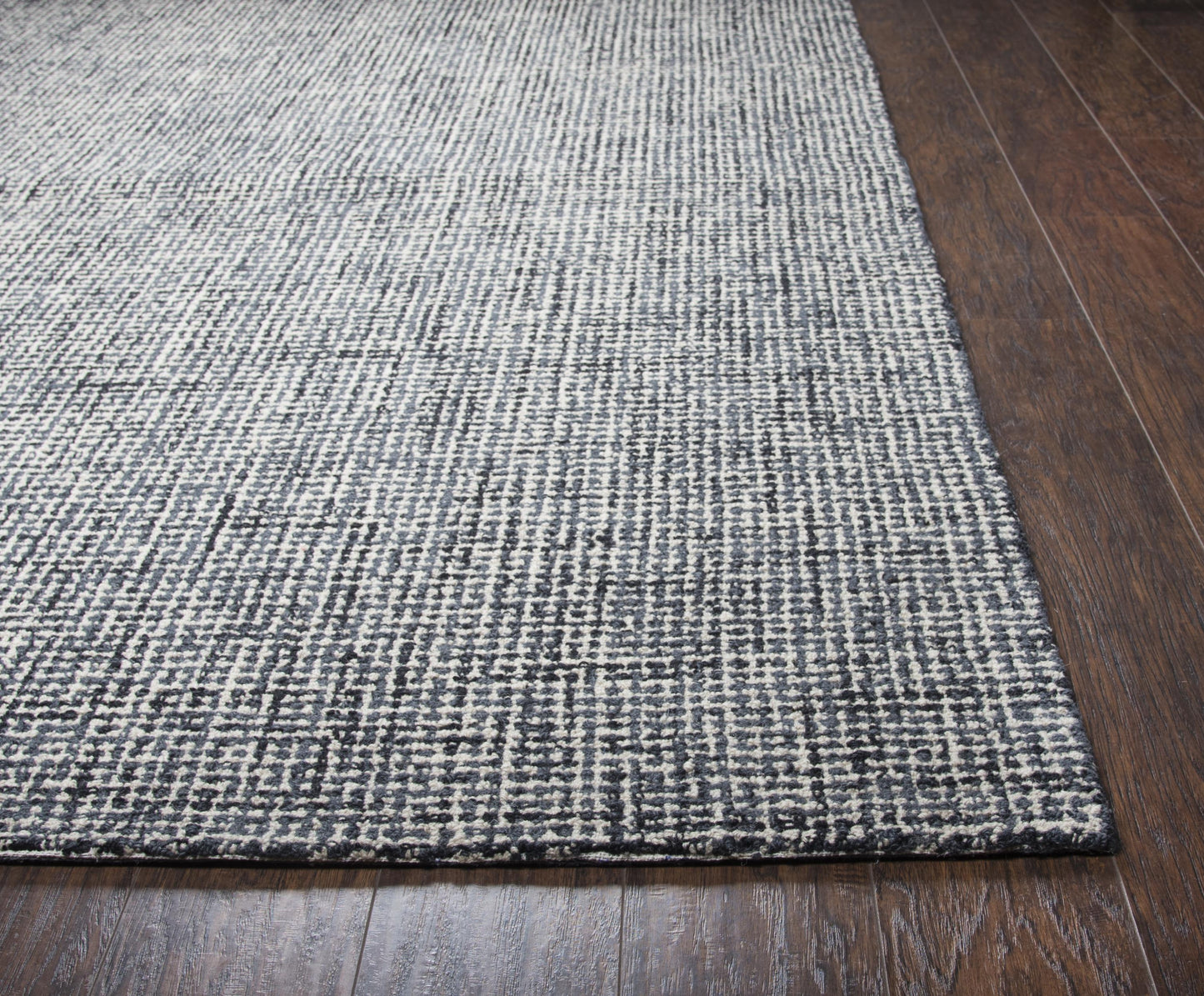 Brindleton BR791A Black/Natural Hand Tufted Rug - Rizzy