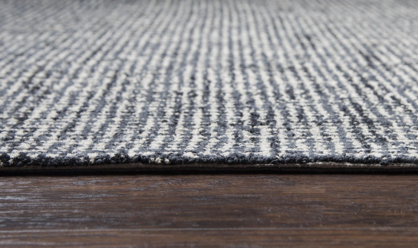 Brindleton BR791A Black/Natural Hand Tufted Rug - Rizzy