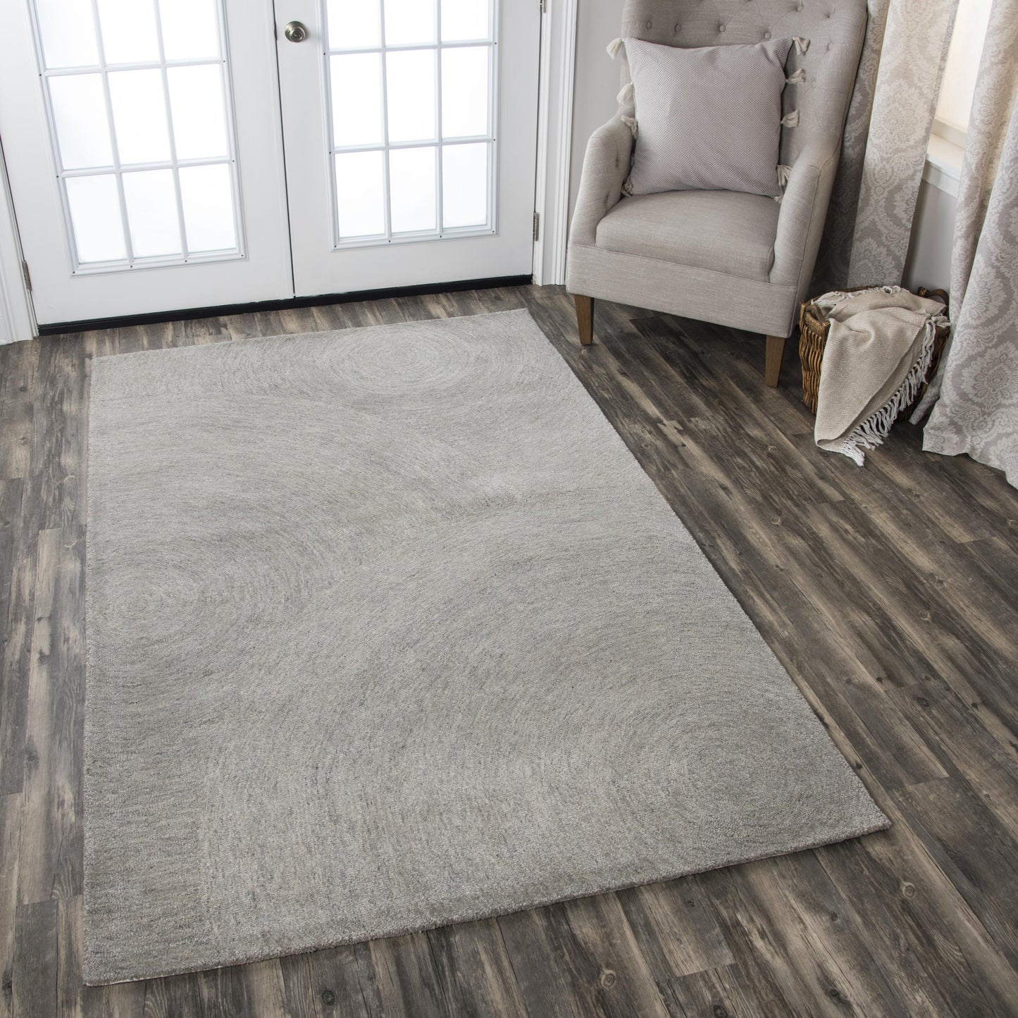 Brindleton BR800A Gray/Natural Hand-Tufted Rug - Rizzy