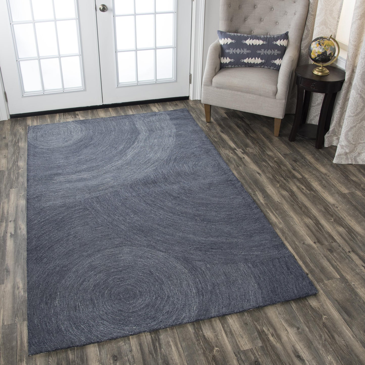 Brindleton BR801A Gray/Natural Hand-Tufted Rug - Rizzy