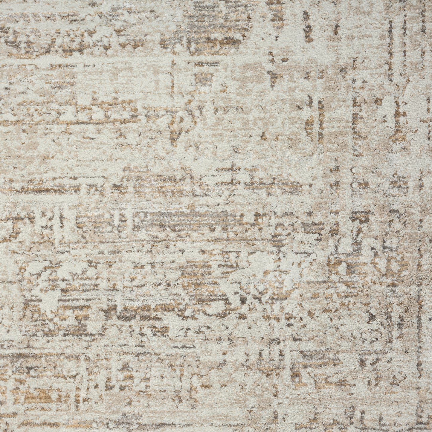 Brisbane-82284 Transitional Power-Loomed Beige/Gray Cotton Indoor Area Rug - LR Home