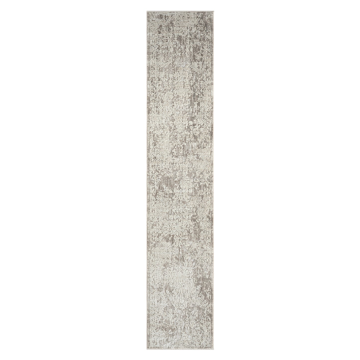 Brisbane-82285 Transitional Power-Loomed Gray Cotton Indoor Area Rug - LR Home