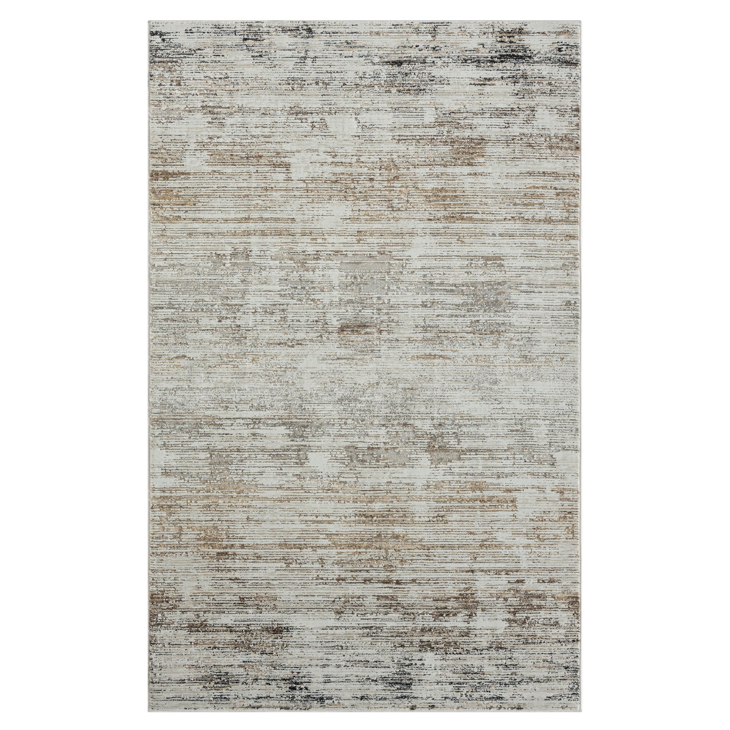 Brisbane-82288 Transitional Power-Loomed Gray/Multi Cotton Indoor Area Rug - LR Home