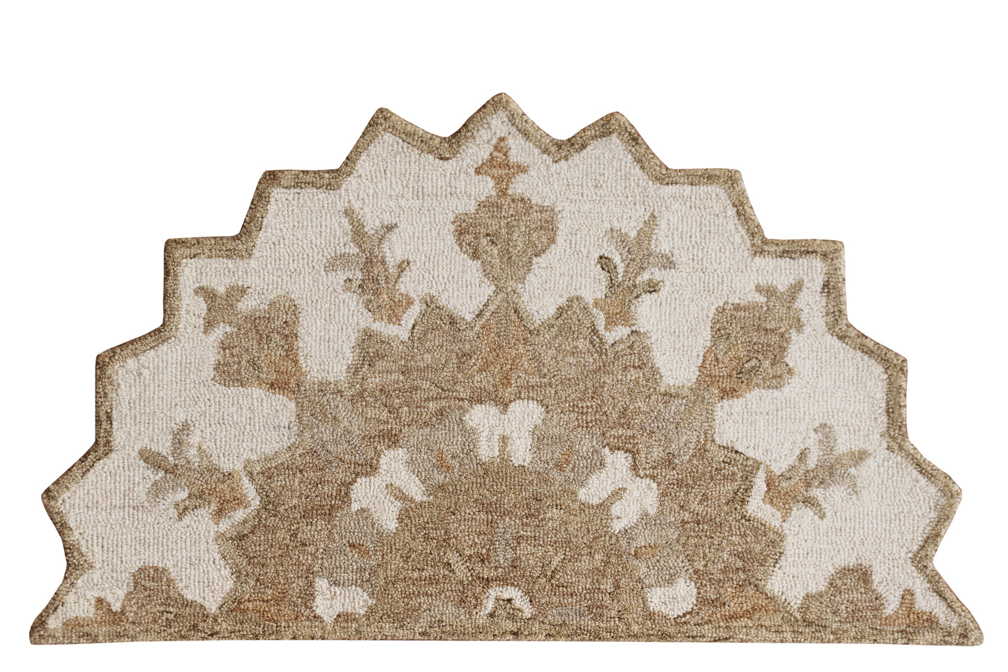 BROSE-21706 Transitional/Casual Hand-Woven Beige Natural Wool Indoor Area Rugs - LR Home