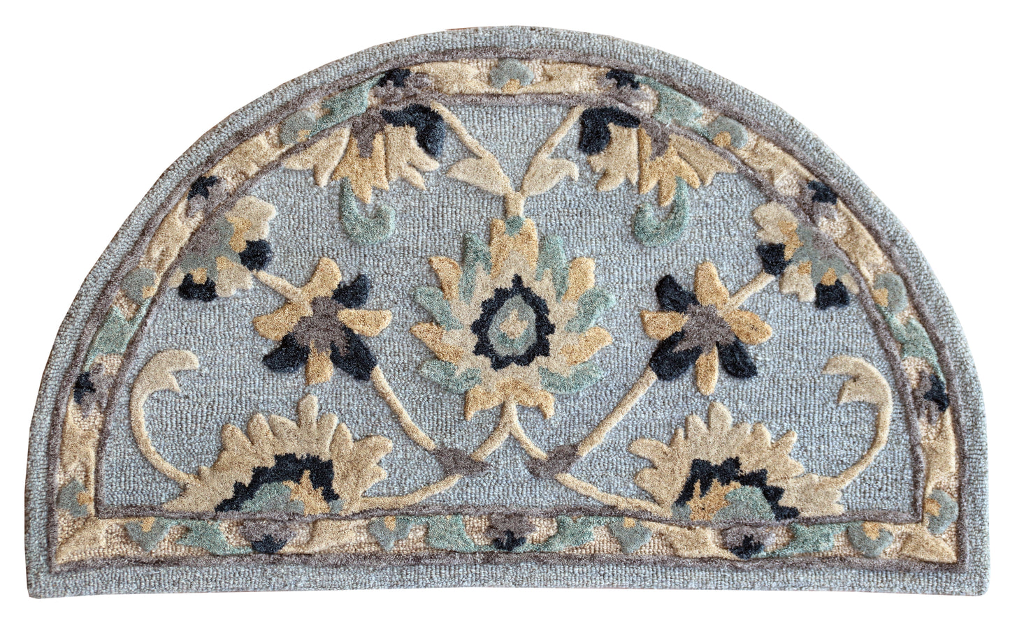Bella Rose-21710 Farmhouse Hand-Tufted Gray/Beige Cotton Indoor Area Rug - LR Home