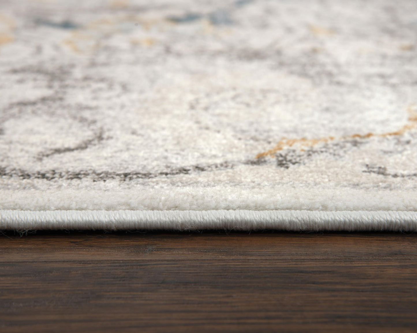 Bristol BRS101 Beige/Blue Machine-Made Rug - Rizzy