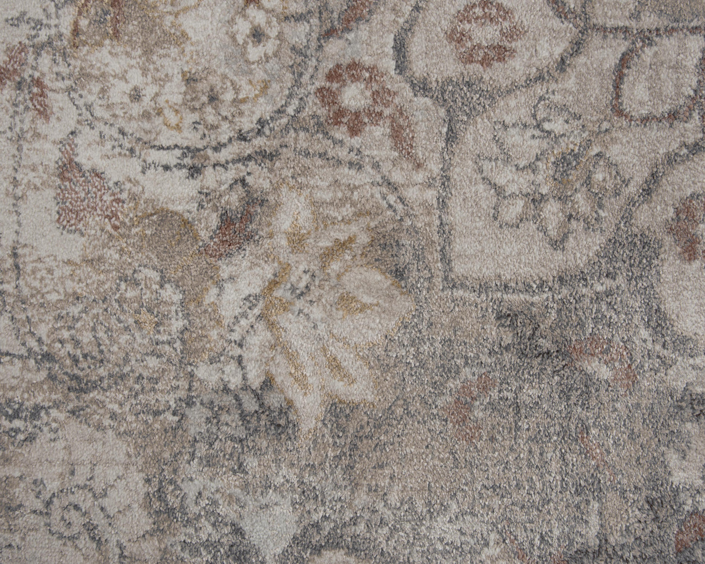 Bristol BRS102 Beige/Copper Machine-Made Rug - Rizzy