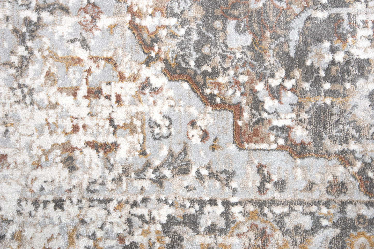 Bristol BRS103 Beige/Copper Machine-Made Rug - Rizzy