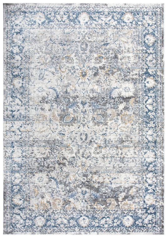 Bristol BRS105 Beige/Blue Machine-Made Rug - Rizzy