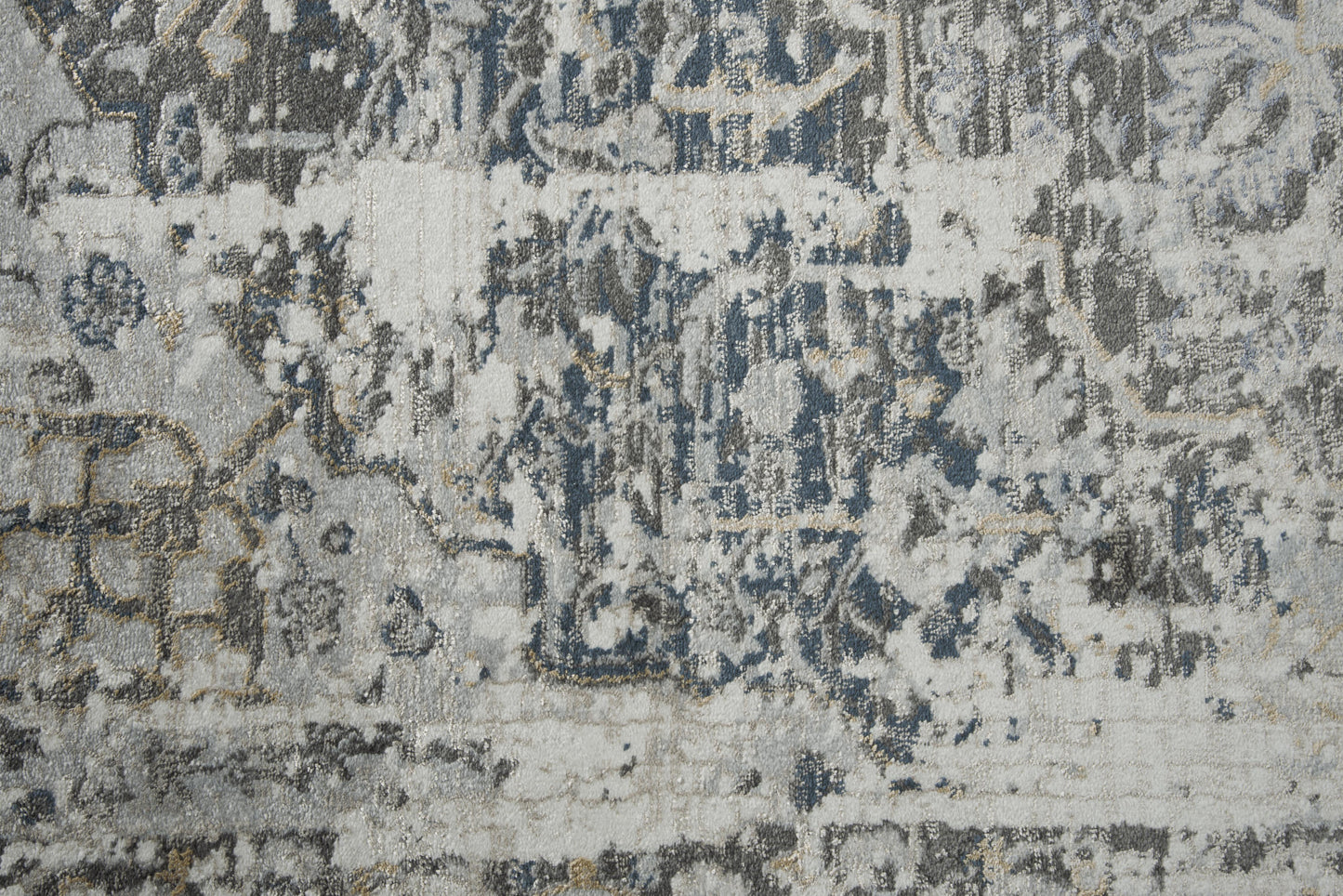Bristol BRS106 Beige/Blue Machine-Made Rug - Rizzy