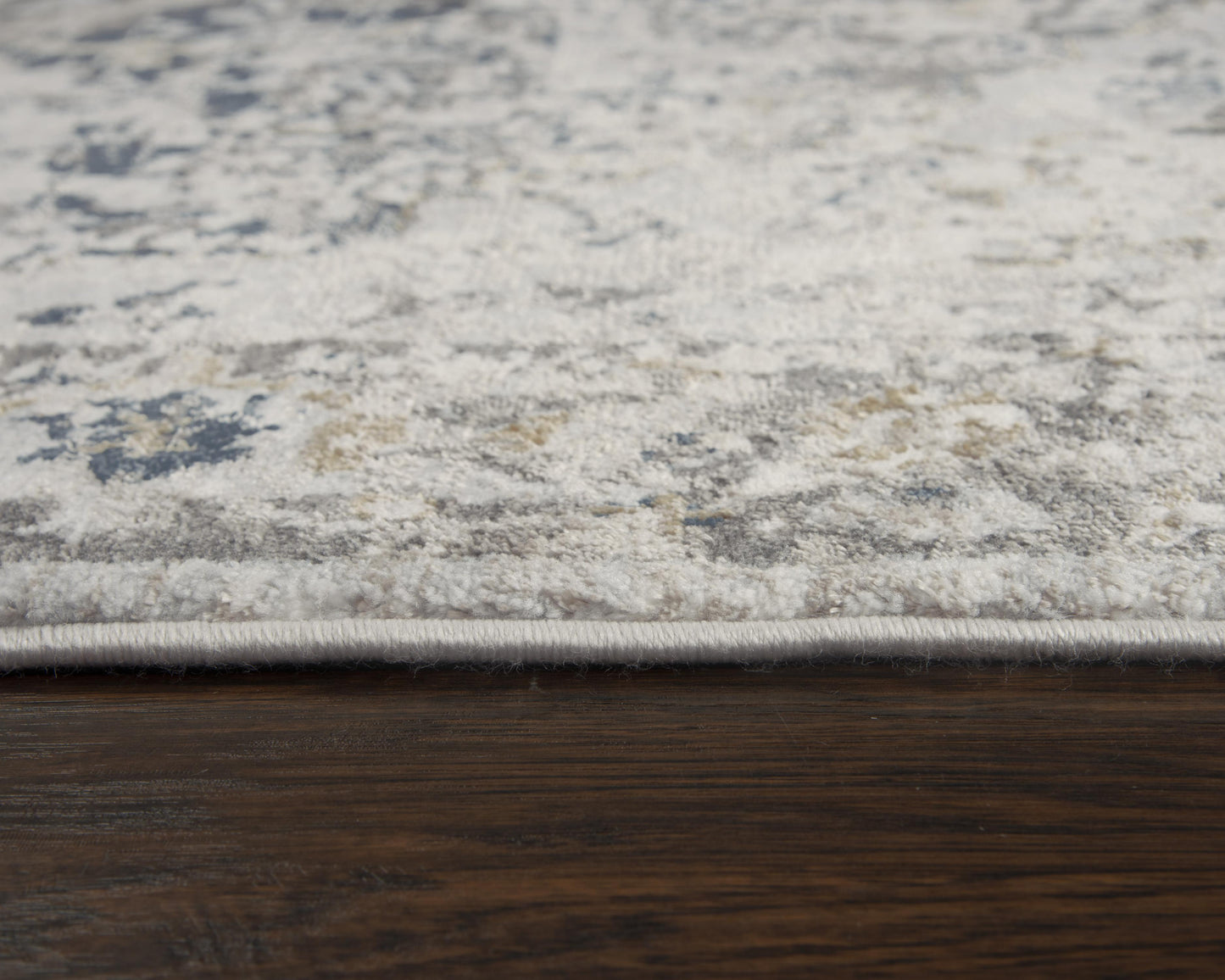 Bristol BRS106 Beige/Blue Machine-Made Rug - Rizzy