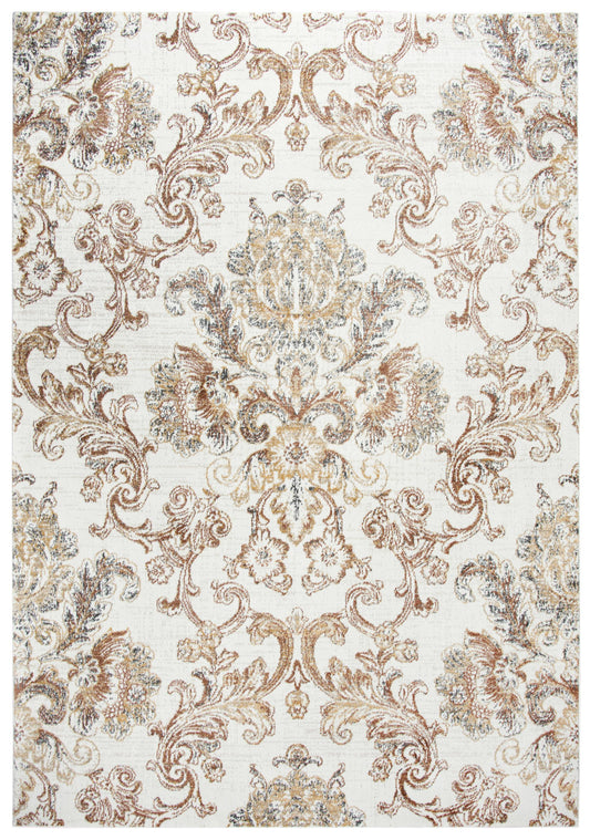 Bristol BRS110 Beige/Copper Machine-Made Rug - Rizzy