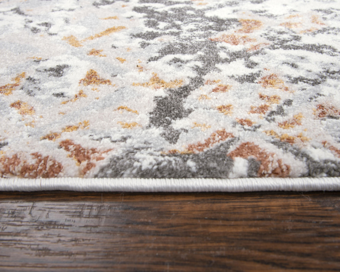 Bristol BRS111 Beige/Copper Machine-Made Rug - Rizzy
