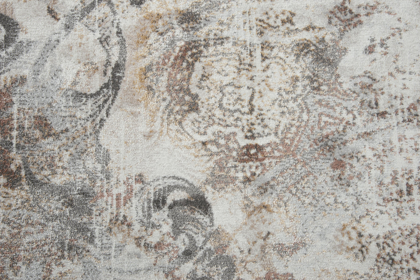 Bristol BRS112 Beige/Copper Machine-Made Rug - Rizzy
