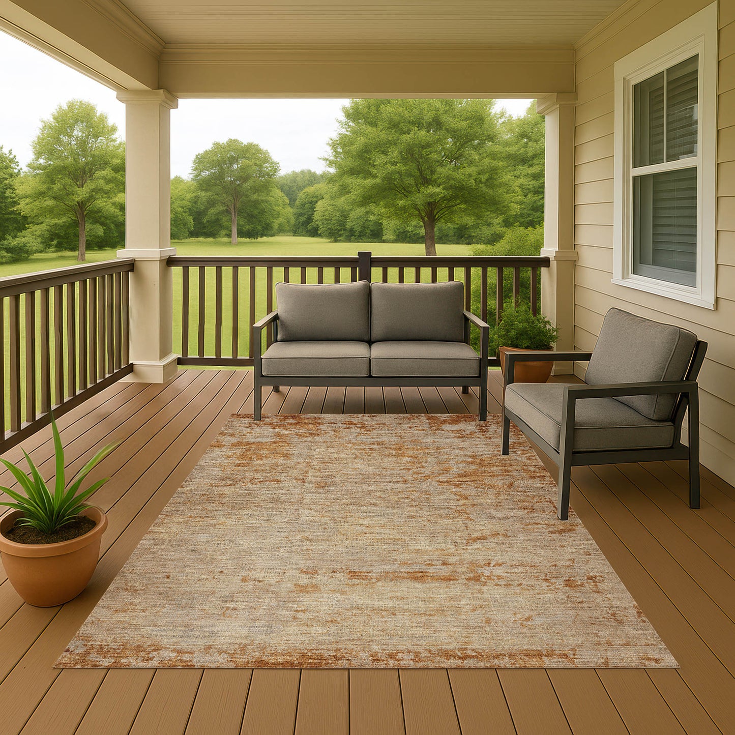 Machine Made Burano BU2 Copper - Dalyn Rugs