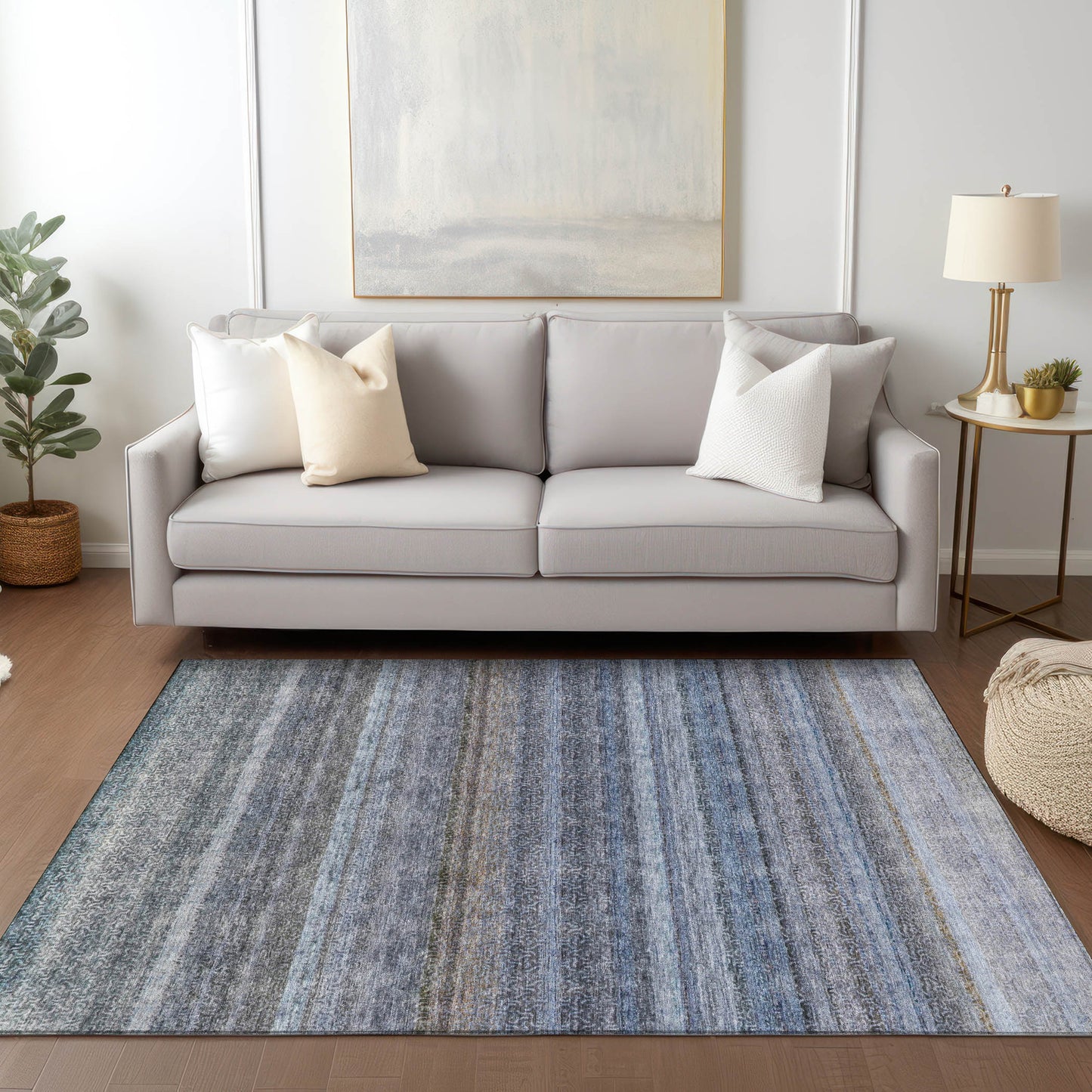 Machine Made Burano BU5 Blue - Dalyn Rugs