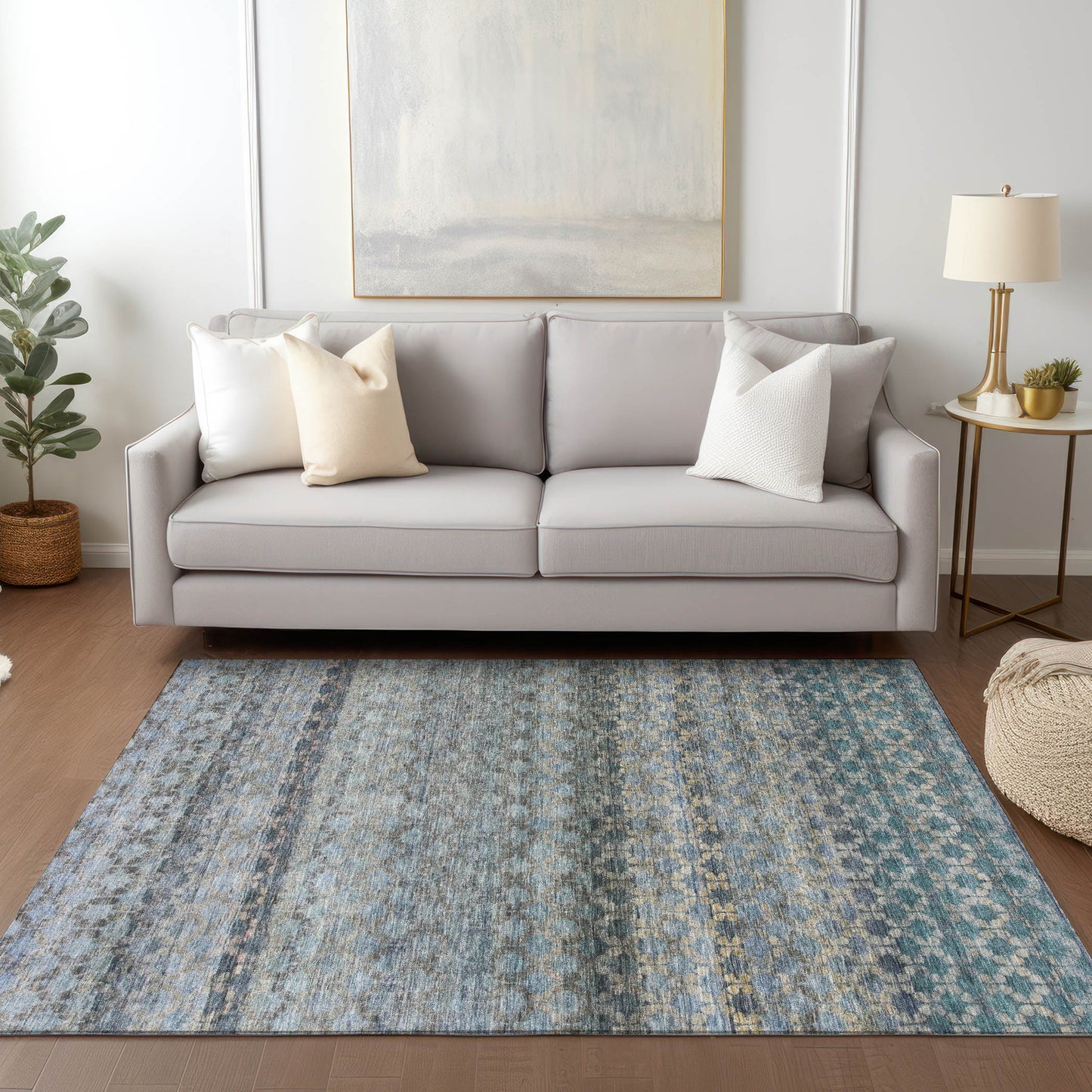 Machine Made Burano BU6 Blue - Dalyn Rugs