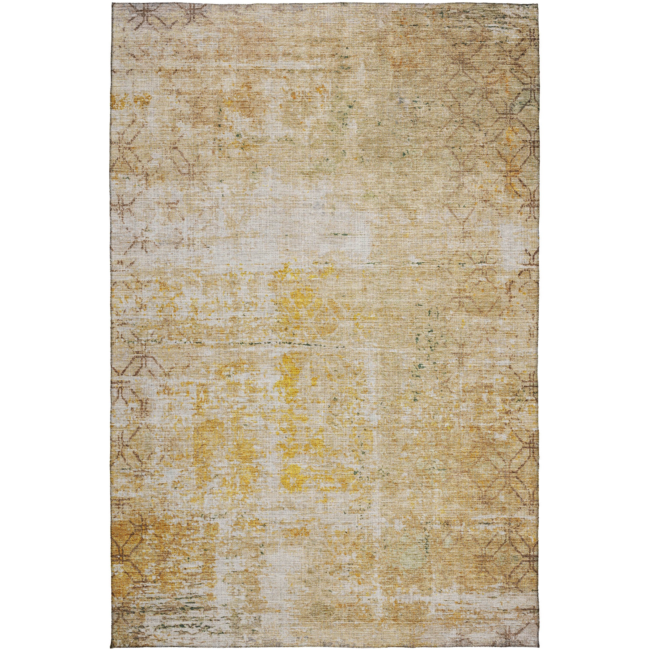 Machine Made Burano BU7 Gold - Dalyn Rugs – Rug Gallery Outlet
