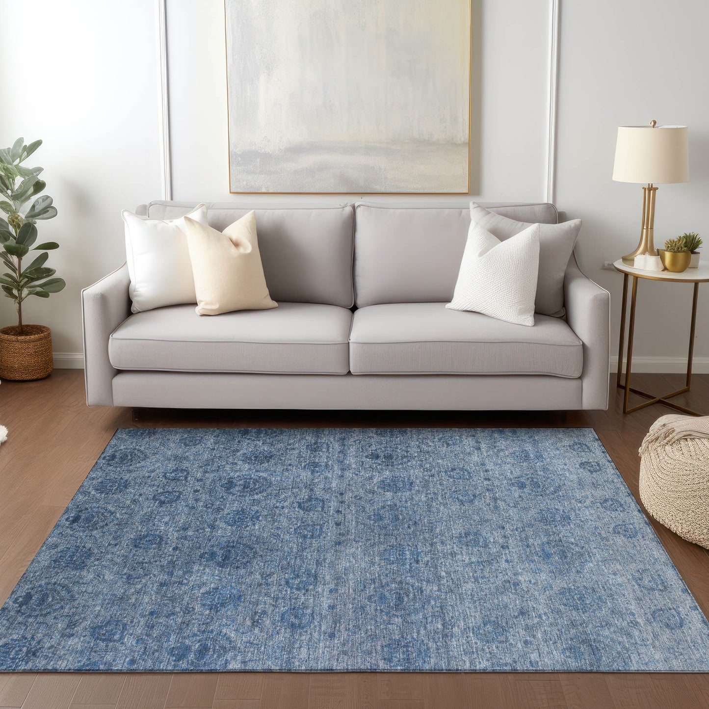 Machine Made Burano BU8 Blue - Dalyn Rugs