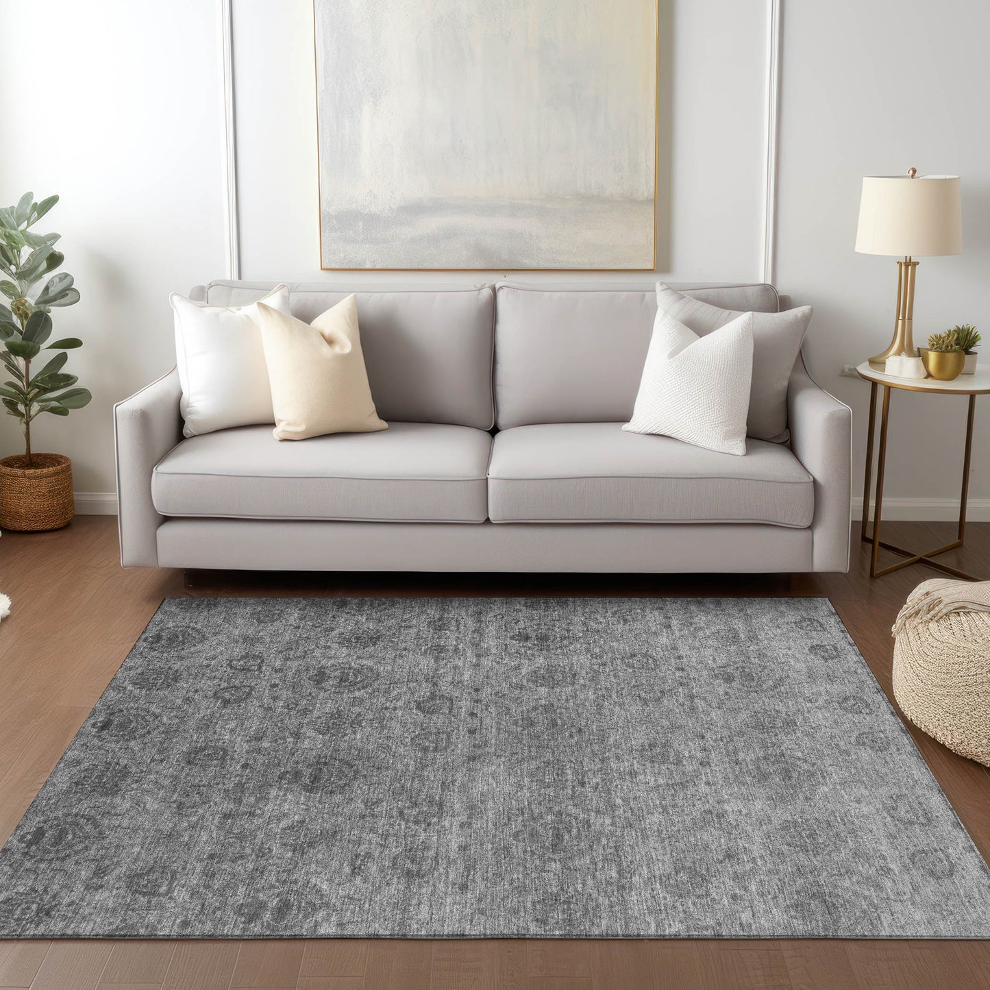 Machine Made Burano BU8 Gray - Dalyn Rugs