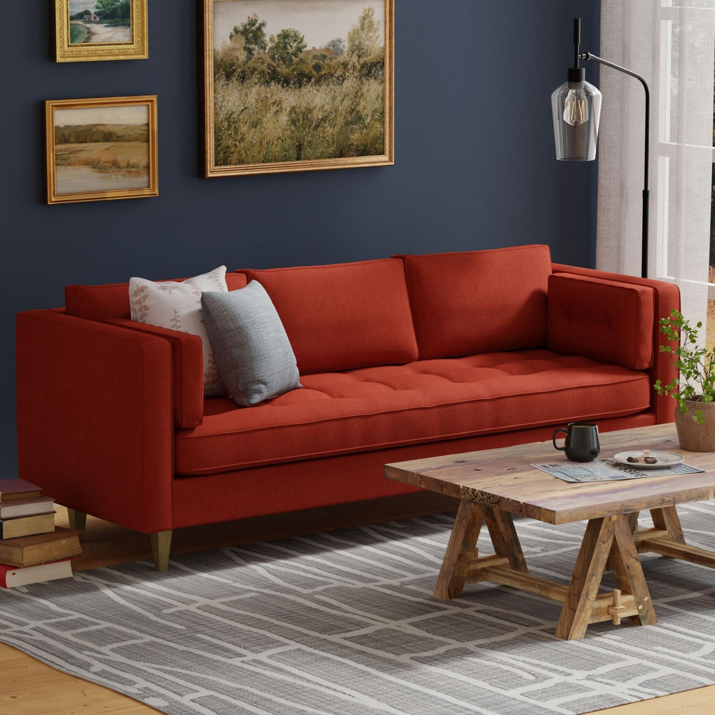 Bixby BX01GR Gray Hand-Tufted Rug - Rizzy