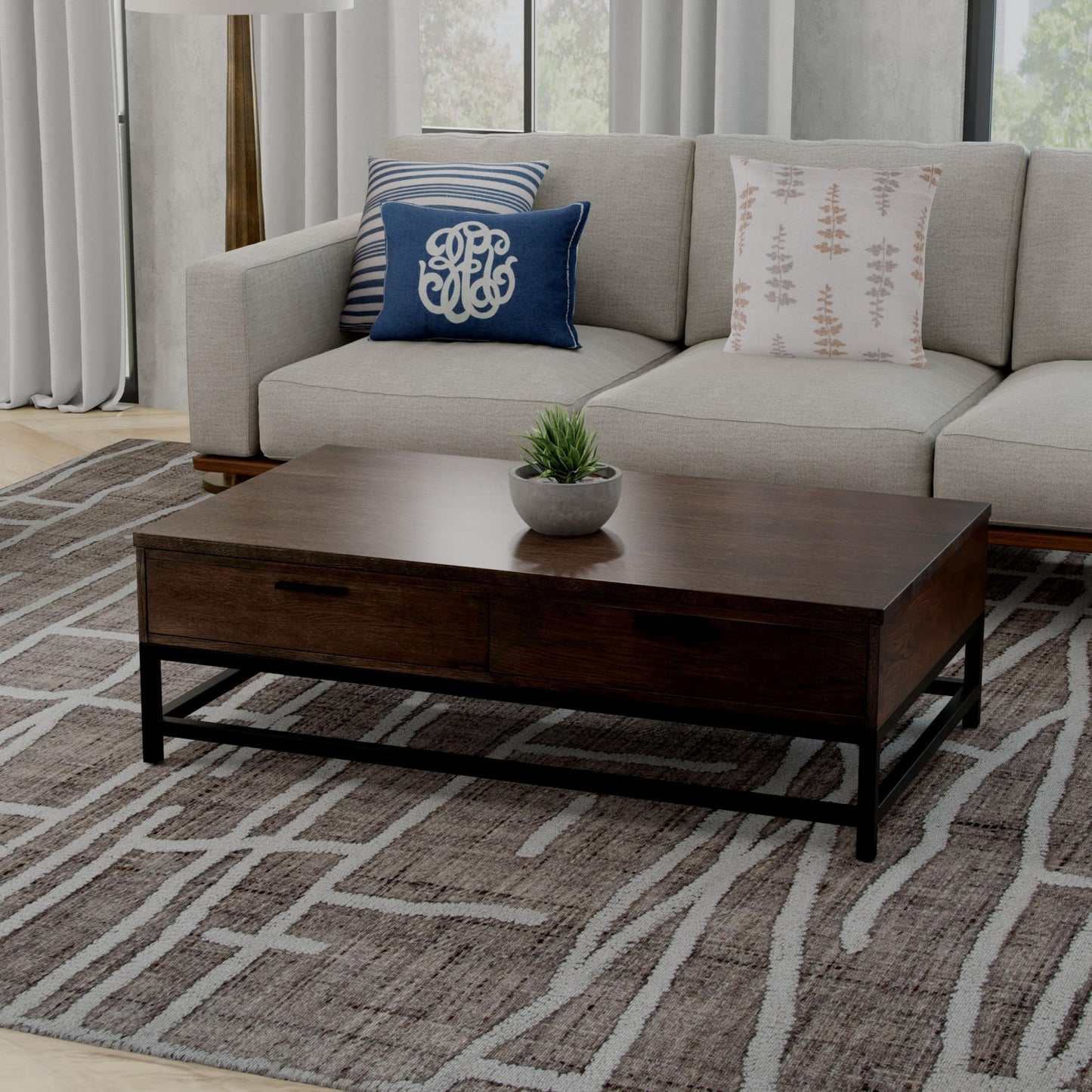 Bixby BX01TN Tan Hand-Tufted Rug - Rizzy