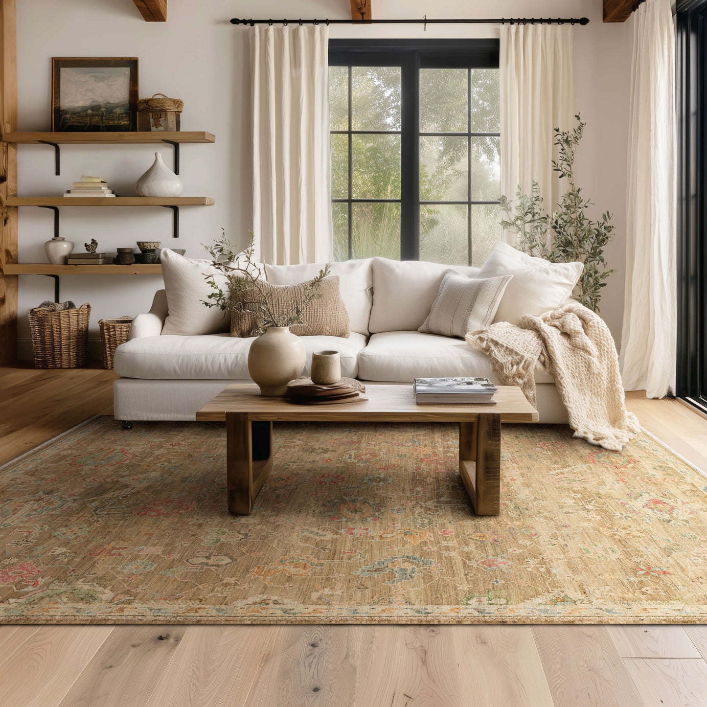 Bahu Brown Area Rug - Karastan